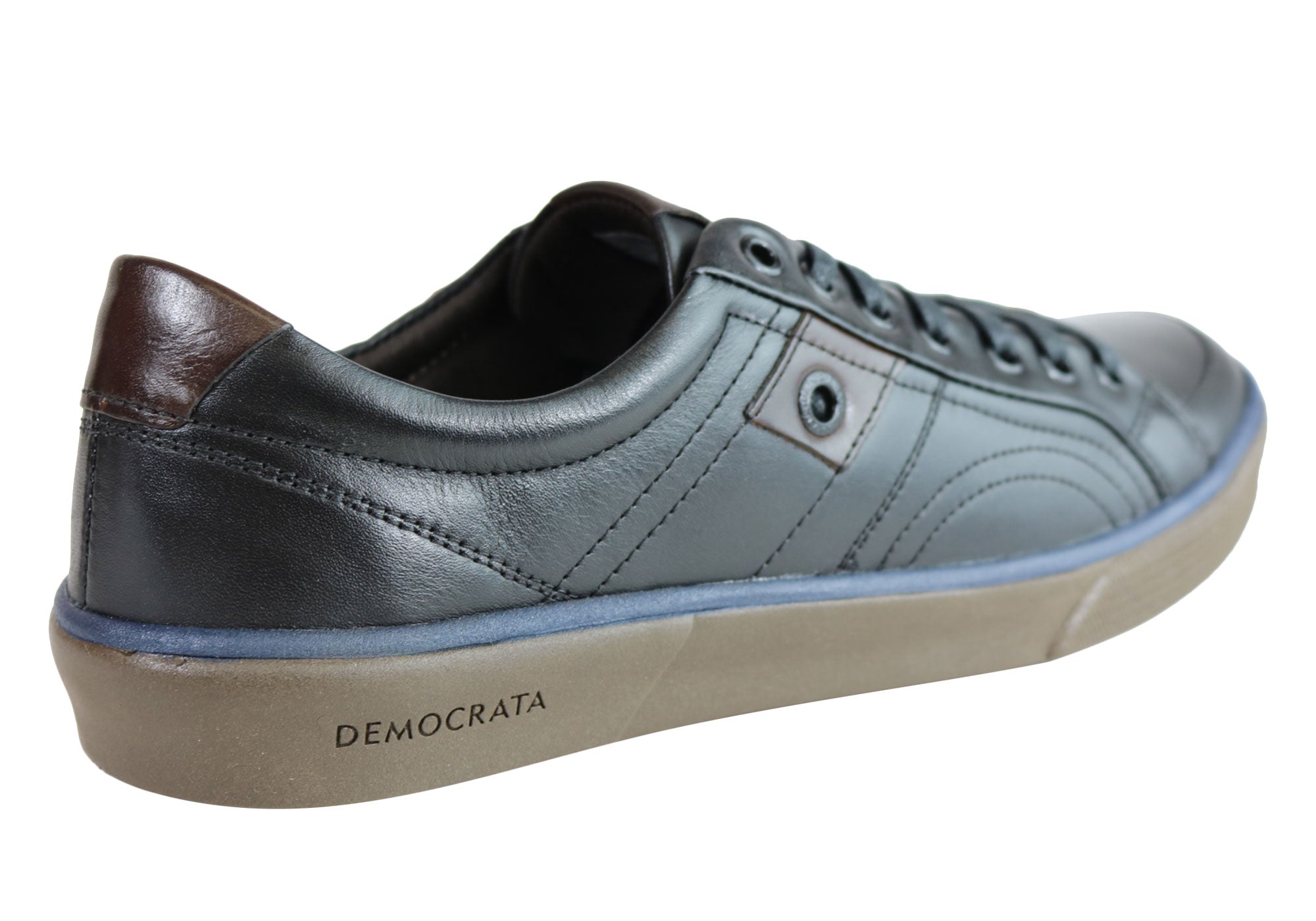 Democrata Voice Men's Leather Lace-Up Casual Shoes - Handcrafted in Brazil - Perfect for Work, Travel & Everyday Wear