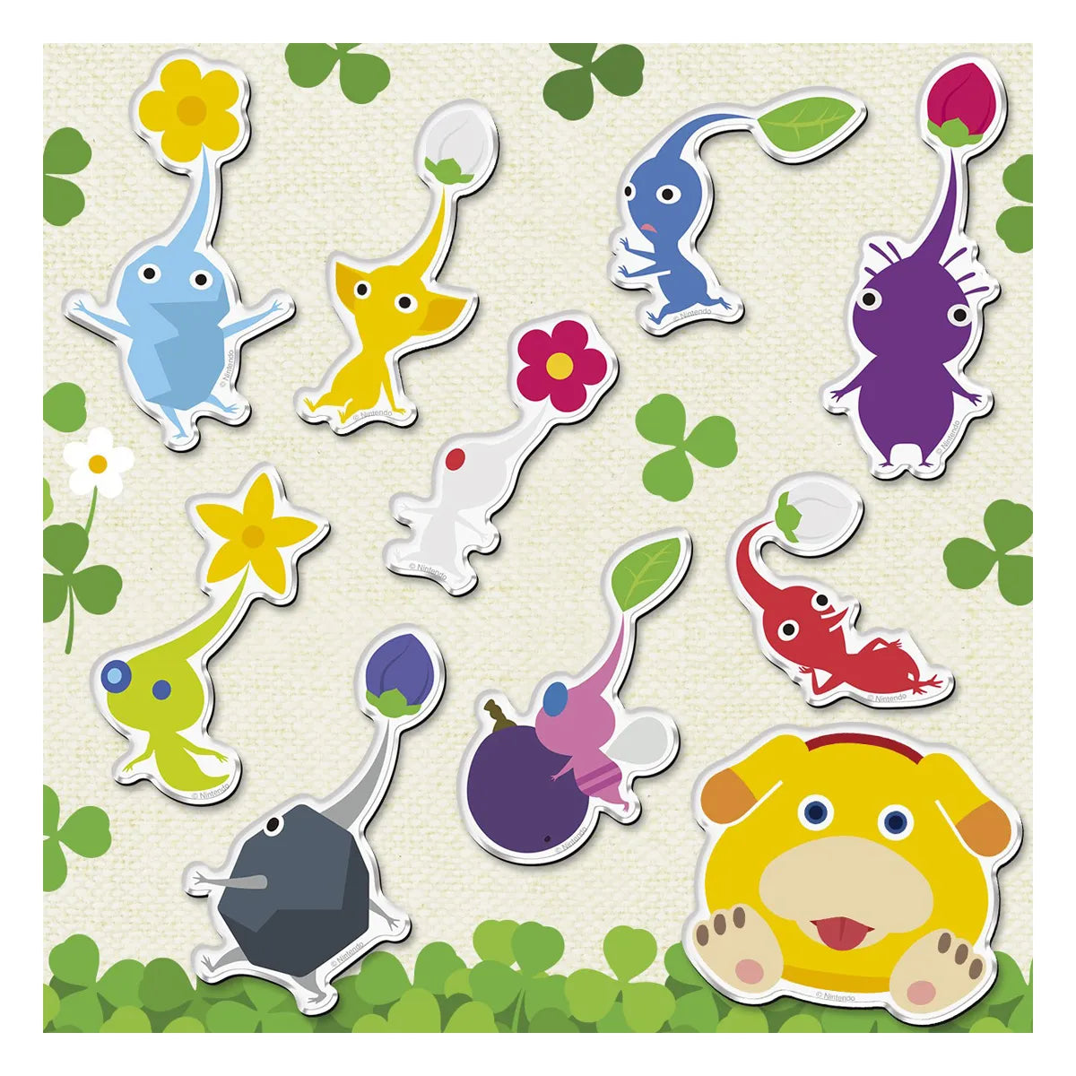Bandai Shokugan Chara Magnet Pikmin Boxed Set - 14 Collectible Trading Figures for Anime Fans & Nintendo Lovers | Perfect for Display, Gifts & Pikmin Collections