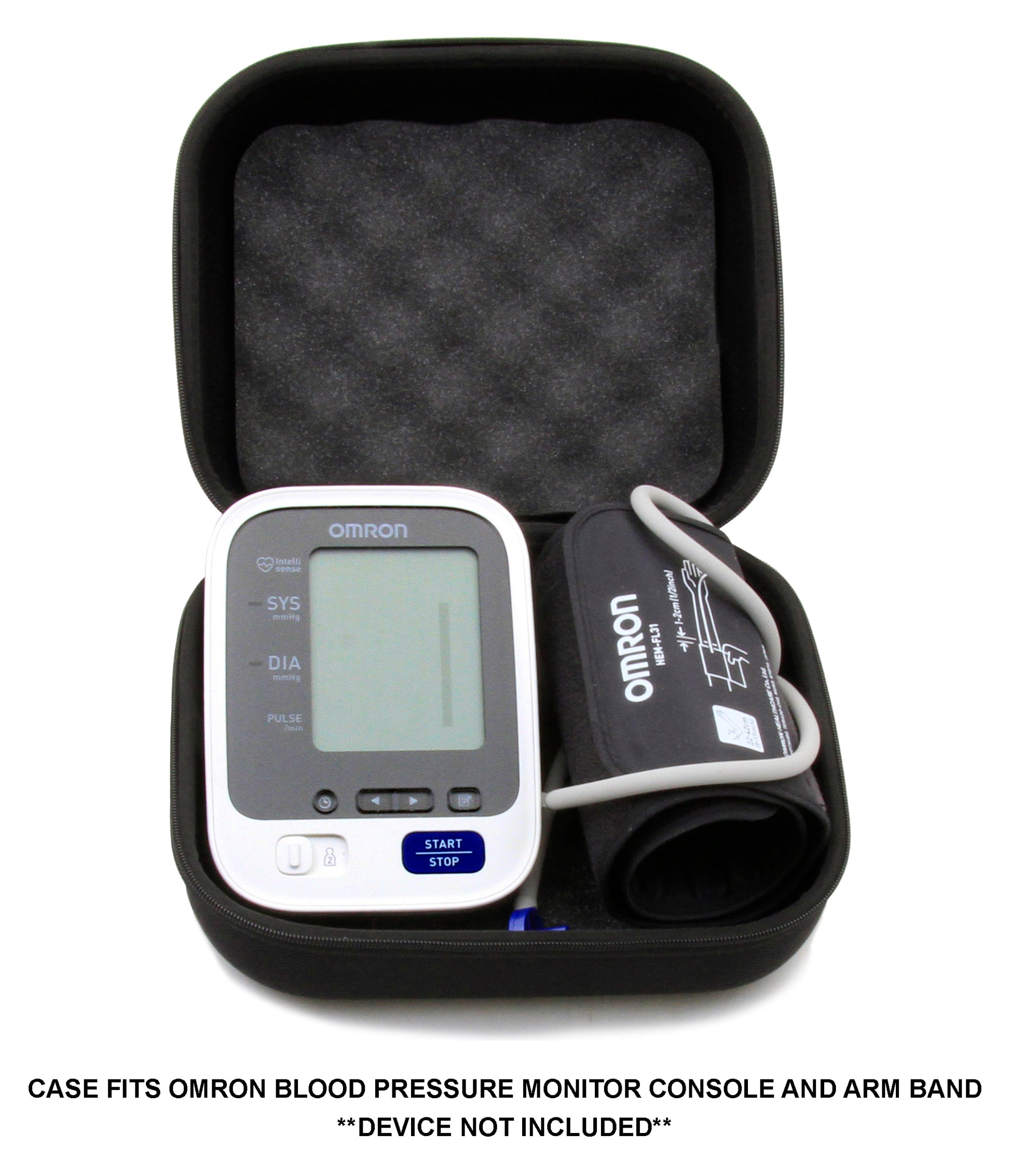 CASEMATIX Travel Case for Omron 7 Series BP Monitor - Fits BP761N, BP760N, BP761 & B760 Models - Protective Storage for Home & Travel Use