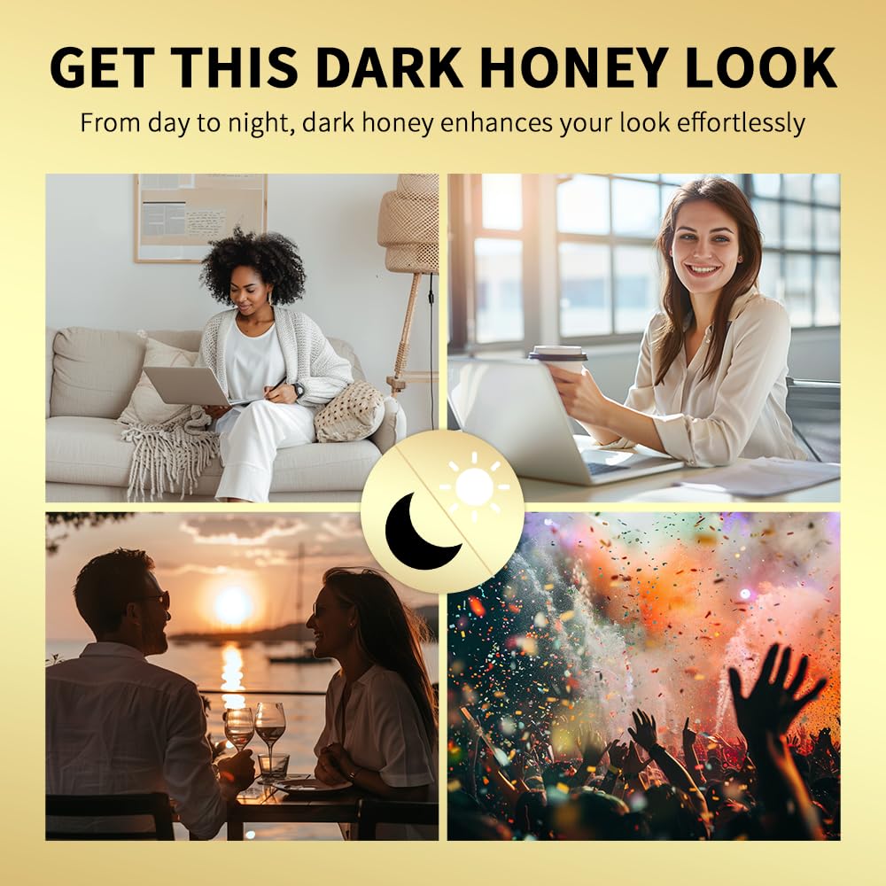 Black Honey Lipstick - Longlasting Hydrating Vegan Lip Balm with Vitamin E for Shiny Finish & Moisture - Perfect for Daily Wear