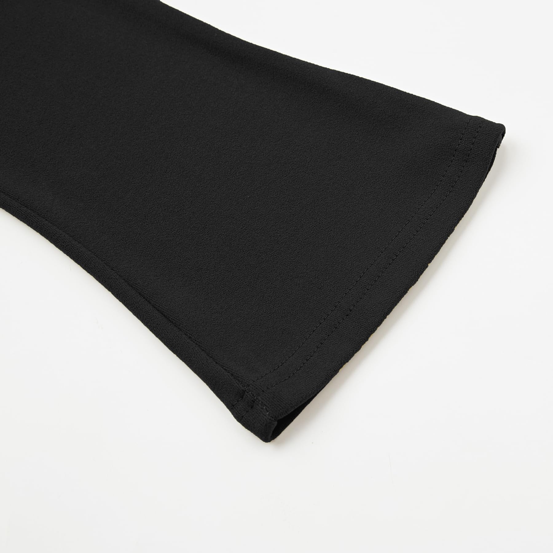 **Toddler Girls' Black Fleece-Lined Flare Leggings - Warm Wide Leg Pants for Winter Playdates & Outdoor Activities**