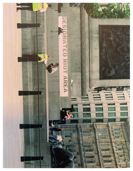 Banksy Designated Riot Area Postcard - Authentic Street Art Collectible by Lazarides | Perfect for Wall Decor, Art Collections & Unique Gifts