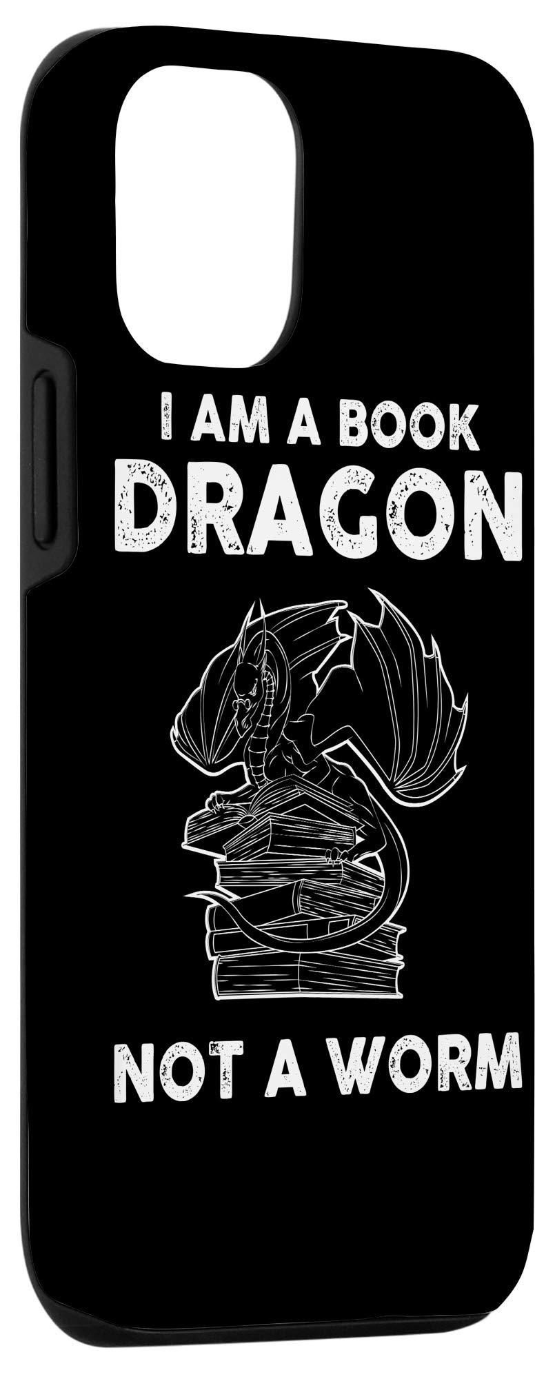 iPhone 12/12 Pro Book Dragon Case - Perfect Gift for Book Lovers & Bibliophiles - Ideal for Reading, Studying & Book Club Meetings