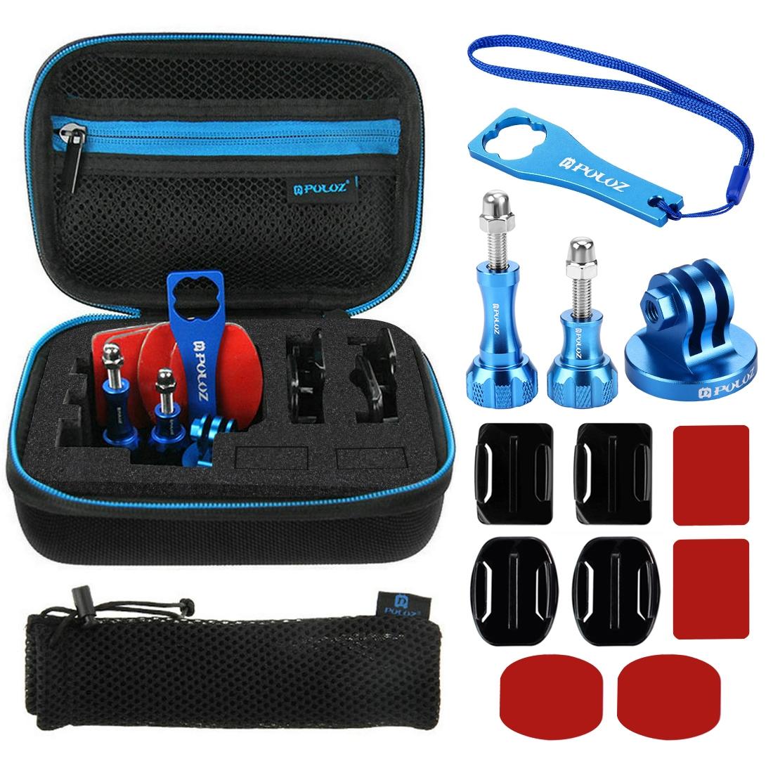 13-in-1 CNC Metal Accessories Kit for GoPro & Action Cameras with EVA Case - Perfect for Vlogging, Sports & Outdoor Adventures