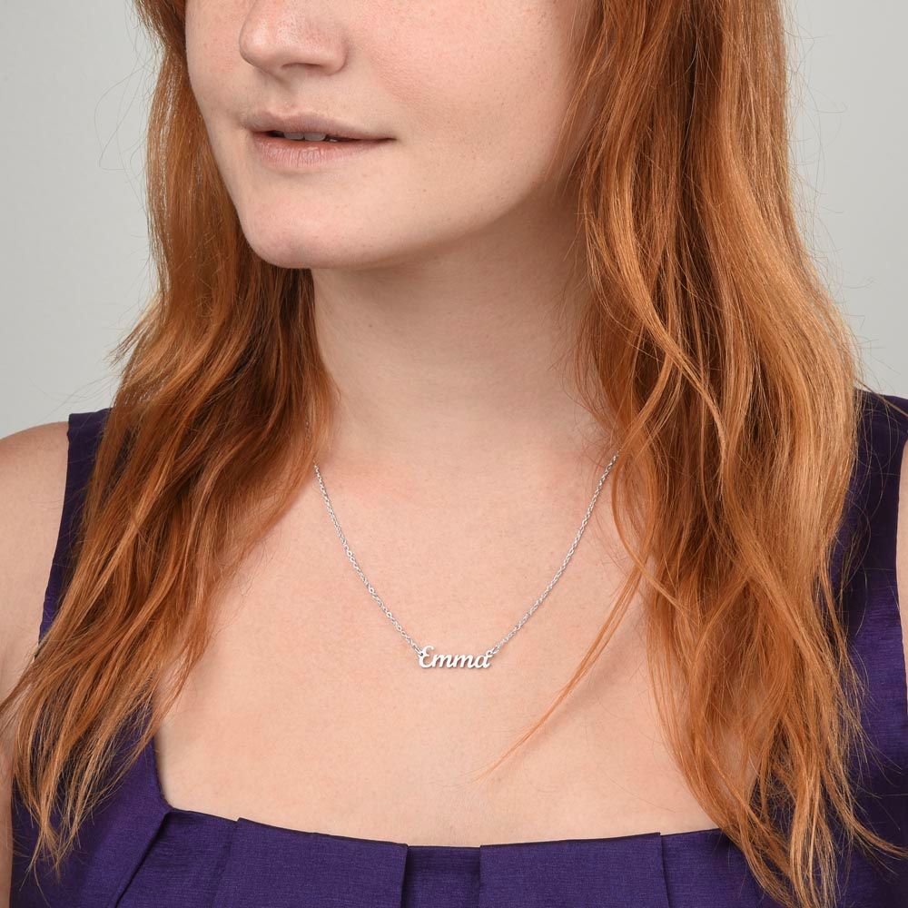 Personalized Name Necklace - Custom Stainless Steel Jewelry for Women - Christmas, Birthday, Anniversary Gifts - Perfect for Everyday Wear & Special Occasions