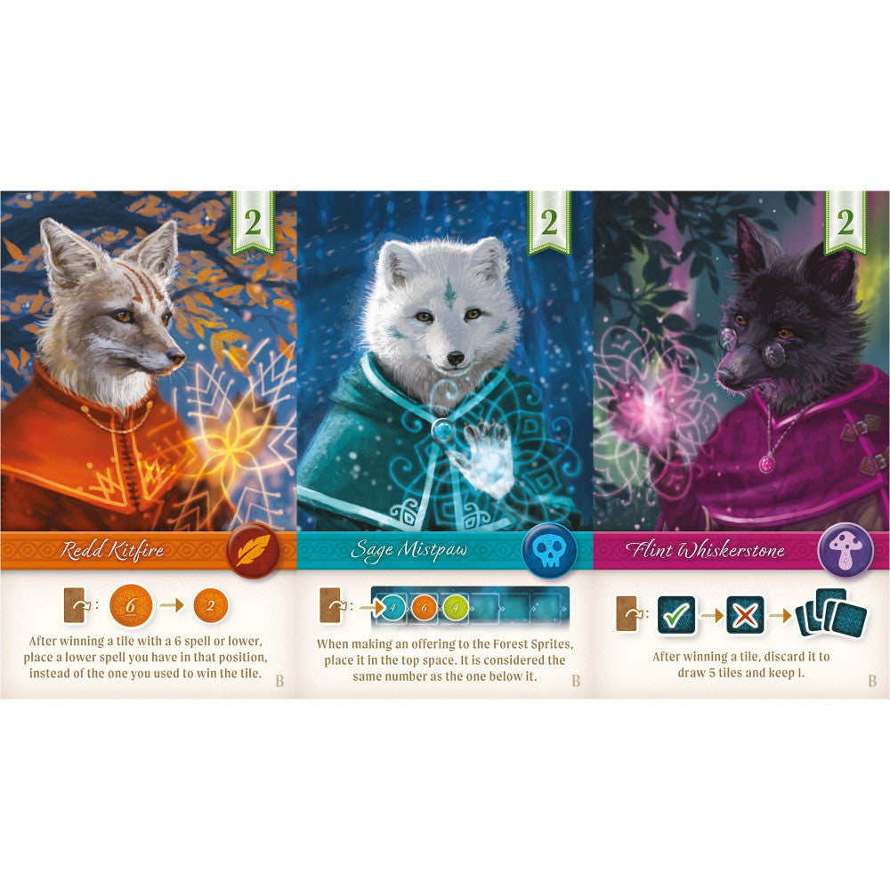 AEG Nocturne: Enchanted Fox Mystic Board Game for Family Game Night | Strategy Fantasy Tabletop Game for Adults & Kids | Perfect for Parties & Family Gatherings