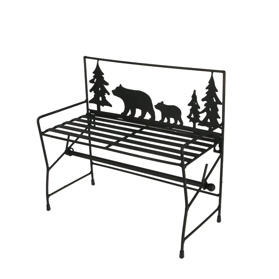 Stainless Steel Bear-Shaped Wall Mounted Paper Towel Holder - Rustic Kitchen & Cabin Decor for Towels, Napkins & Utensils - Perfect for Farmhouse, Cabin, or Country Style Homes