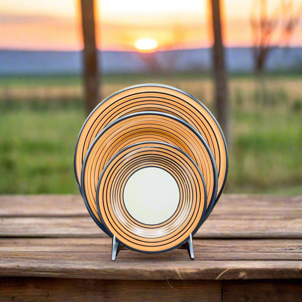 Premium Horizon Rimmed Soup Bowl Set - 16oz Ceramic Soup Bowls with Handles for Hot Soups, Stews & Chili - Microwave & Dishwasher Safe - Perfect for Family Dinners, Restaurants & Catering