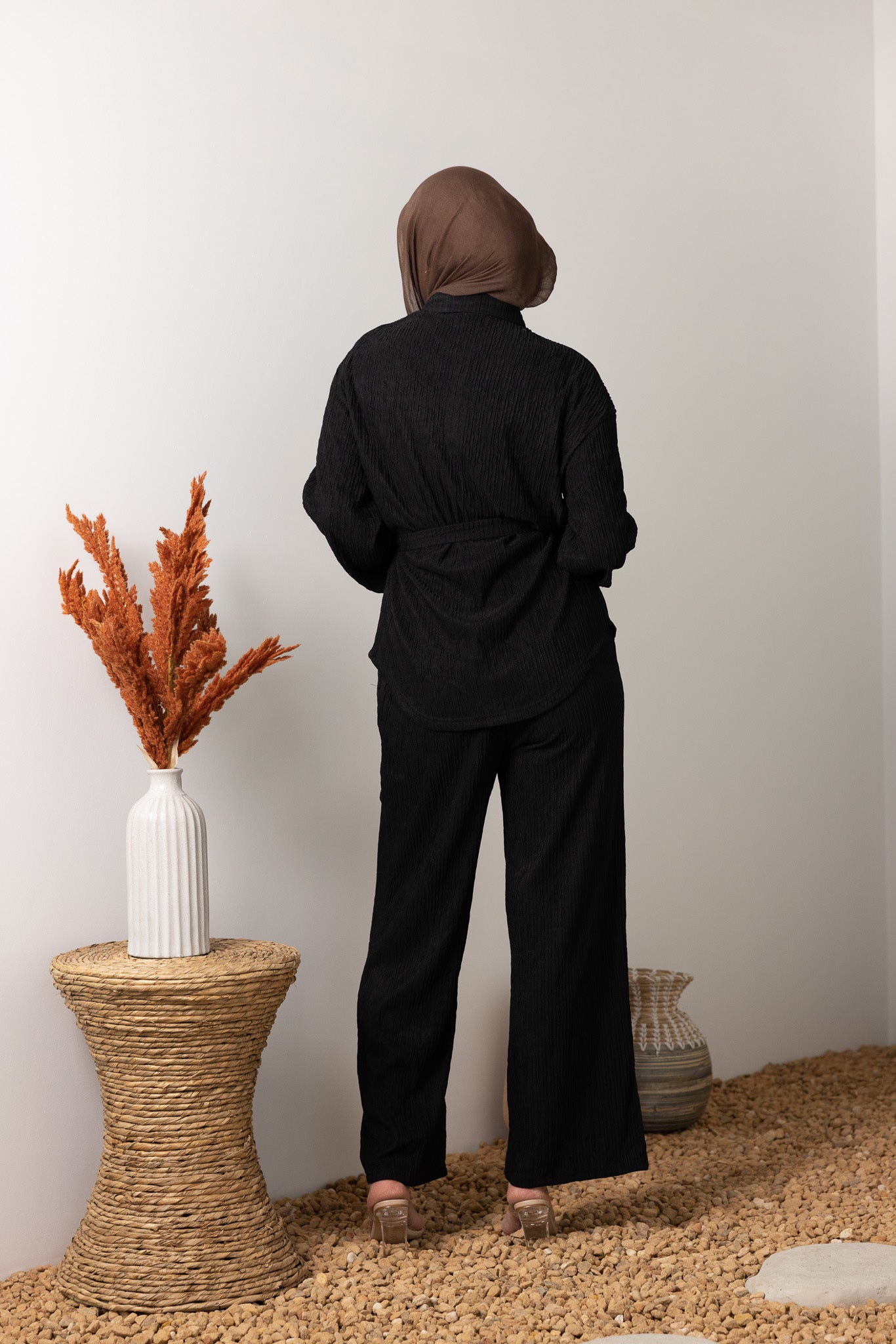 Dream Textured Pants for Women - Soft High Waisted Lounge Pants with Pockets | Perfect for Yoga, Travel & Home Comfort