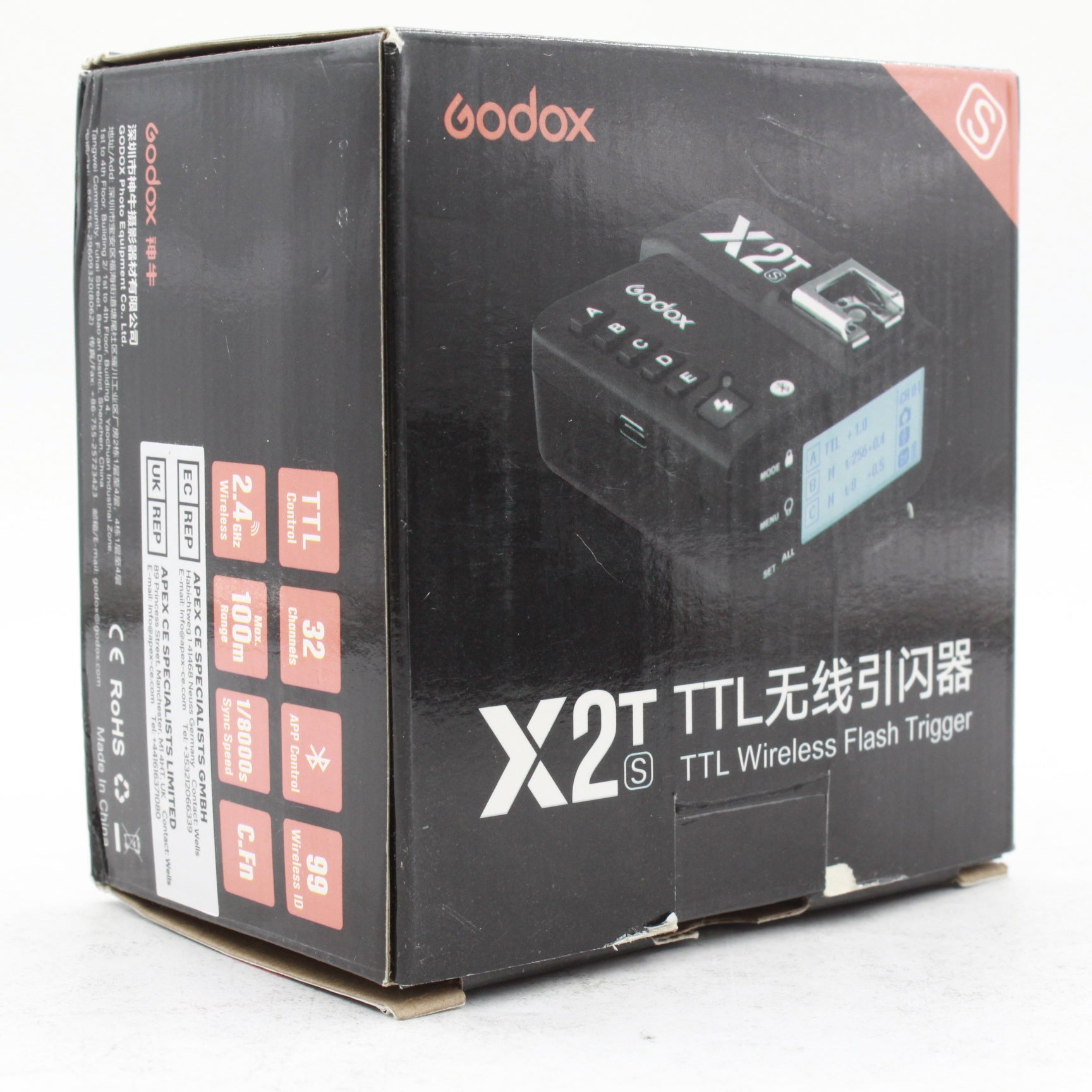 Godox X2 2.4GHz TTL Wireless Flash Trigger for Sony Cameras - Open Box Excellent Condition - Perfect for Studio Photography & On-Location Shoots