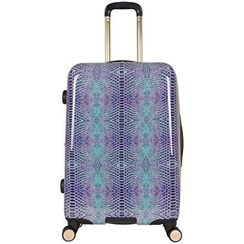 Aimee Kestenberg Women's Ivy 24 ABS with PC 8-Wheel Upright Suitcase - Marine Python Print Luggage for Business Travel & Vacation