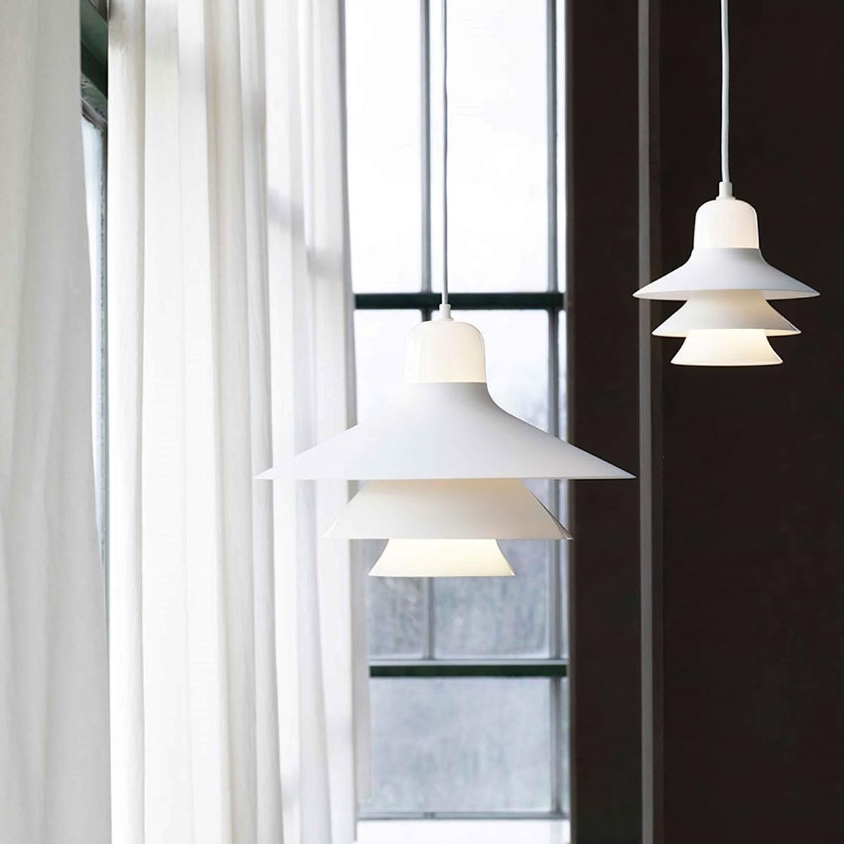 Ikono Modern Pendant Lamp - Stylish Hanging Light Fixture for Kitchen, Dining Room, and Living Room Decor