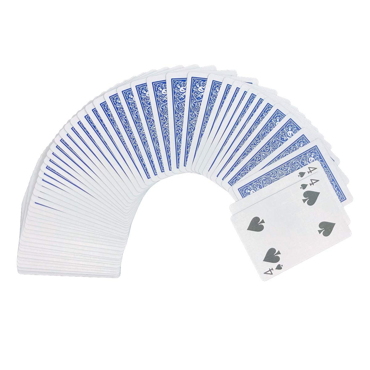 Blue Svengali Magic Deck - Includes 100+ Card Tricks, Force Card in Spades (Jack) - Perfect for Magicians, Beginners & Cardistry Performers | Stage Magic, Close-up Tricks & Street Performances