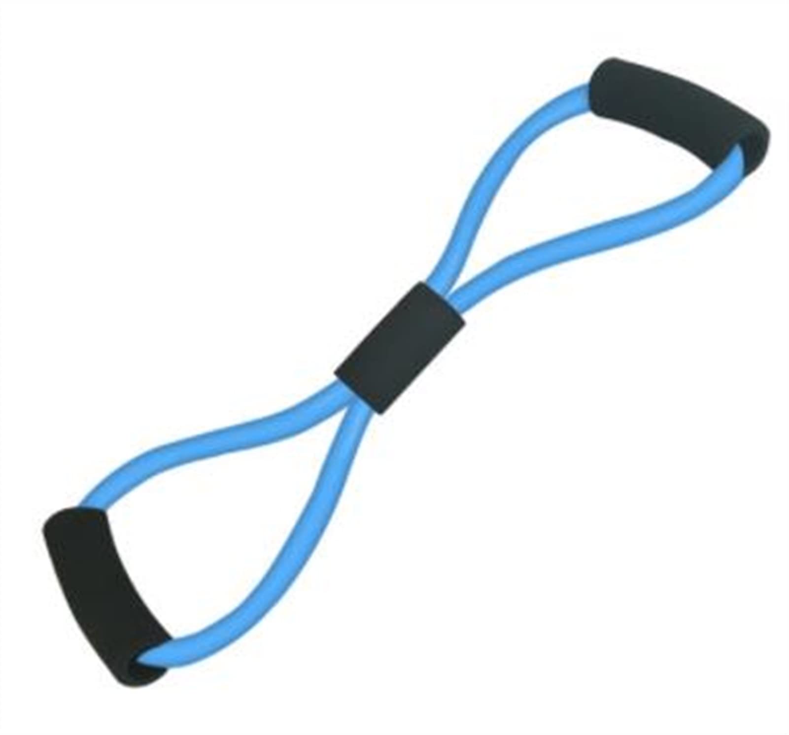 ONGHAHYIS 8-Word Chest Expander - Heavy Duty Resistance Bands for Strength Training, Yoga, Pull Rope Exercise & Muscle Workout - Blue Elastic Fitness Bands for Home Gym, Physical Therapy & CrossFit Training