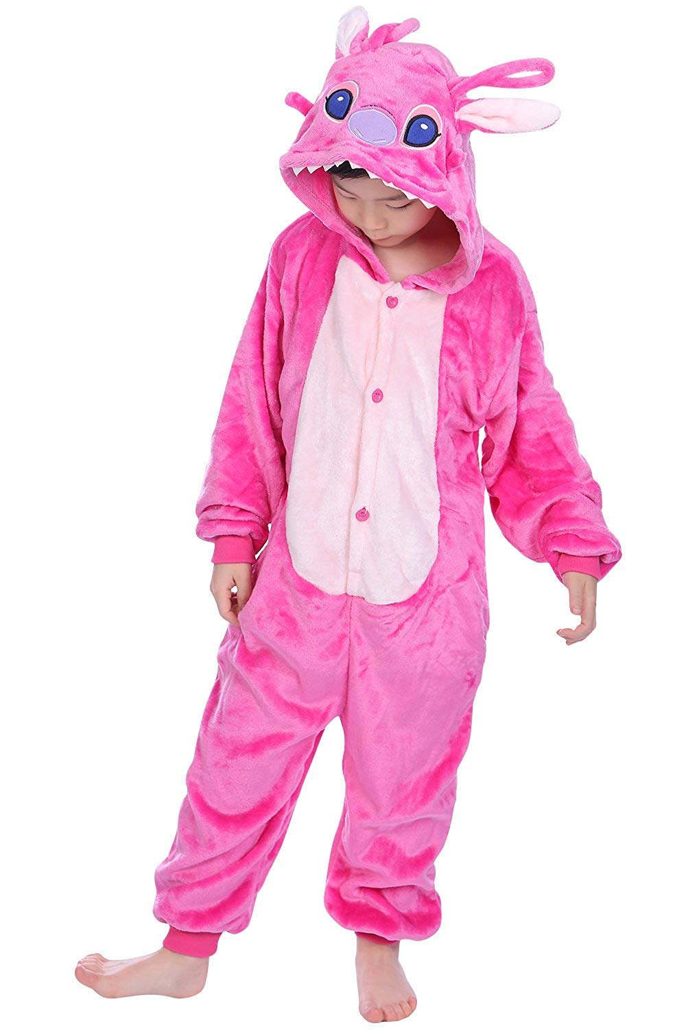LeaveLive Kids Animal Onesie - Soft Halloween Costume & Cozy Pajamas for Boys and Girls - Perfect for Dress-Up, Sleepovers, and Birthday Parties