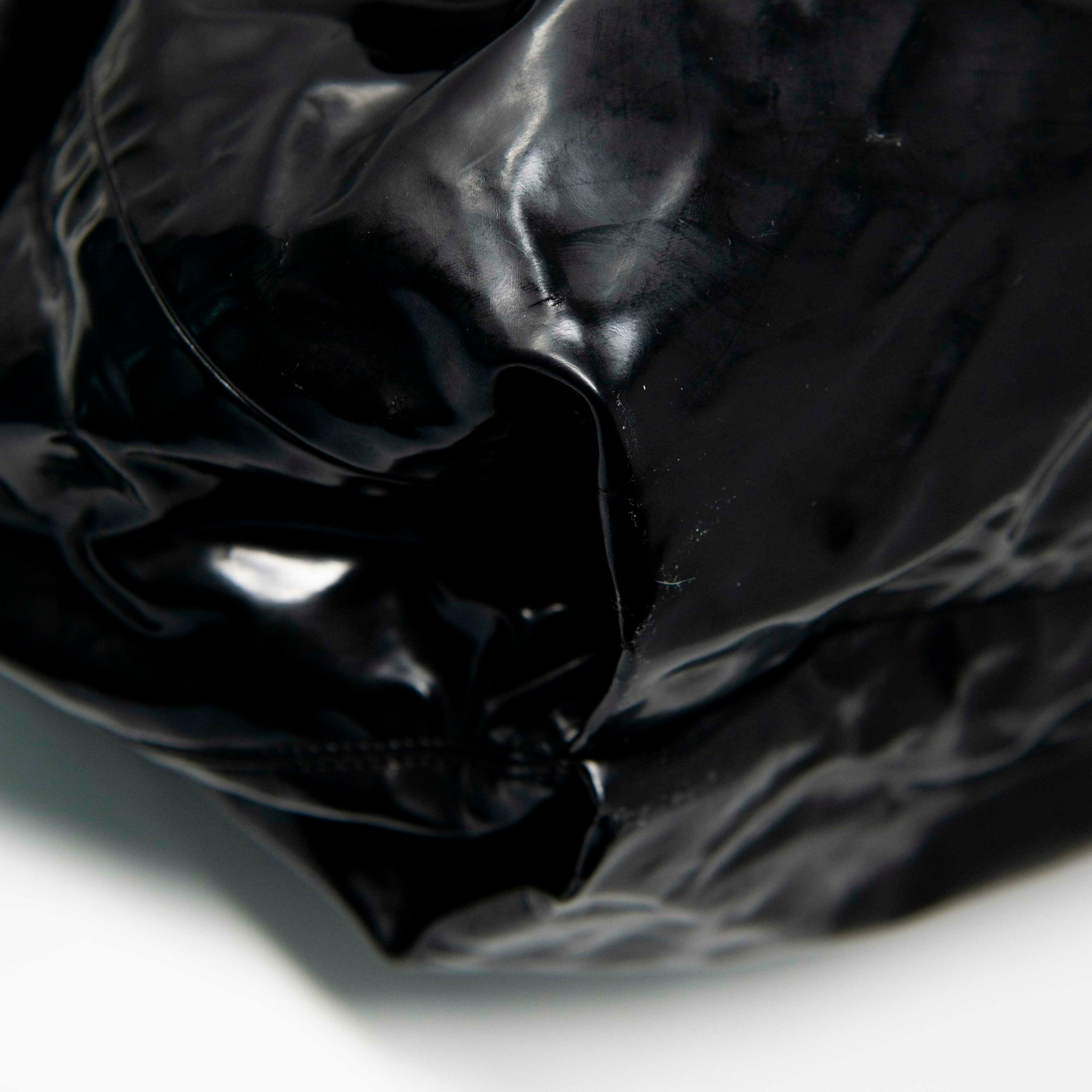 Chanel Black Vinyl XL Cabas Hobo Bag - Luxury Designer Shoulder Tote for Women | Perfect for Work, Travel & Everyday Use