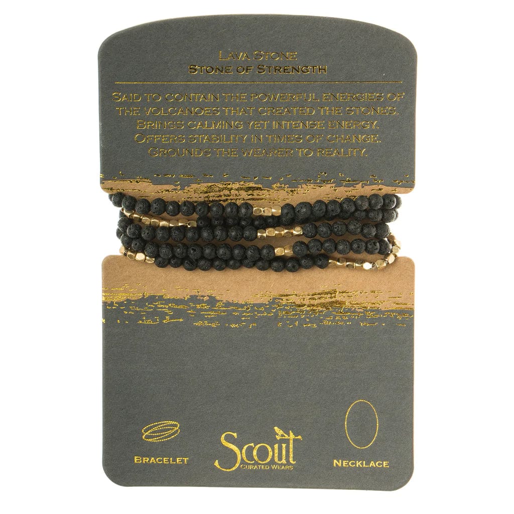 Lava Stone Bracelet for Strength and Protection - Natural Volcanic Lava Beads for Men & Women - Perfect for Meditation, Yoga, and Spiritual Healing