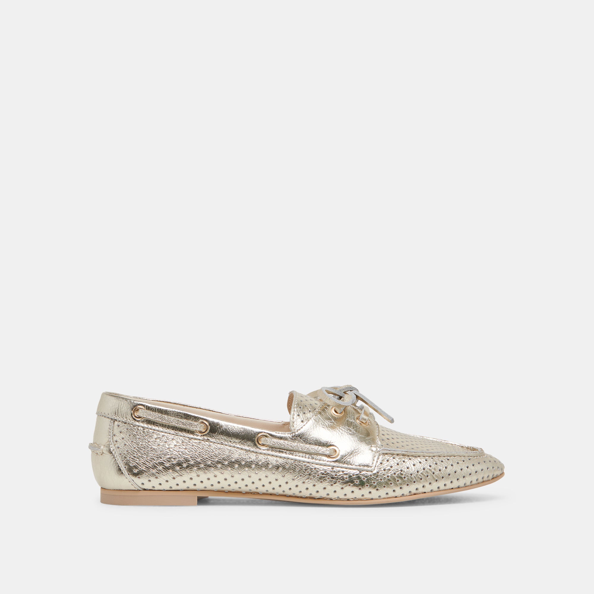 LAKIN PLATINUM PERFORATED LEATHER LOAFERS - Comfortable & Stylish Men's Slip-On Shoes for Business Casual & Office Wear