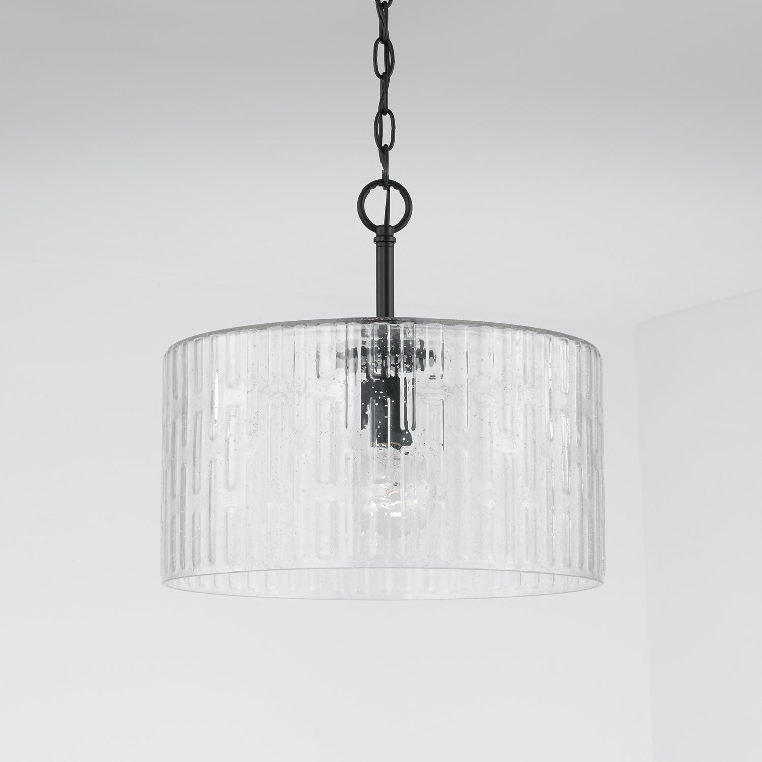 Capital Lighting One Light Semi Flush Mount Ceiling Fixture - Modern Indoor Lighting for Bedroom, Living Room & Hallway