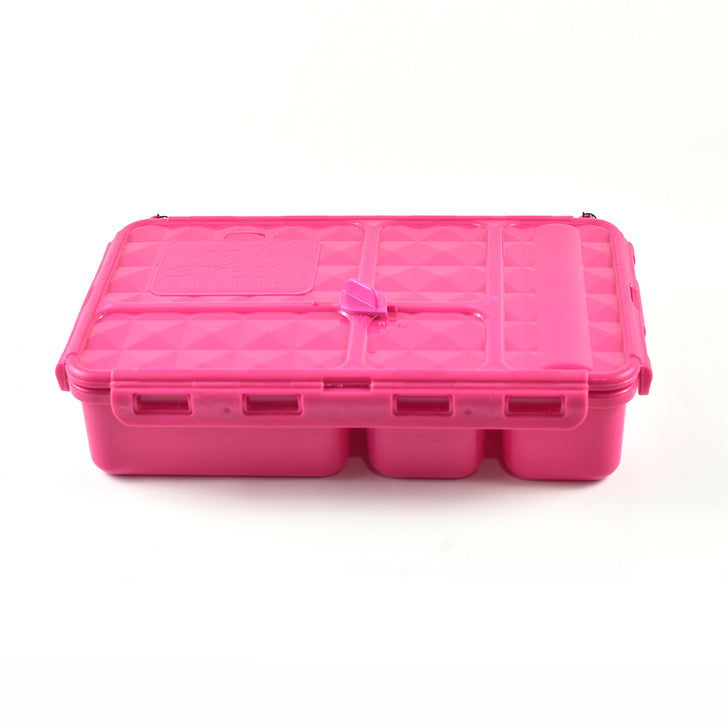 Eco-Friendly Small Snack Box | Reusable Bento Lunch Box for Kids & Adults | Perfect for School, Office & Picnics - Pink