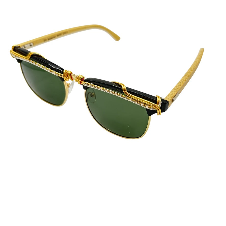 Premium Polarized Sunglasses for Men & Women - UV Protection, Lightweight Bamboo Frame - Perfect for Driving, Fishing & Outdoor Activities