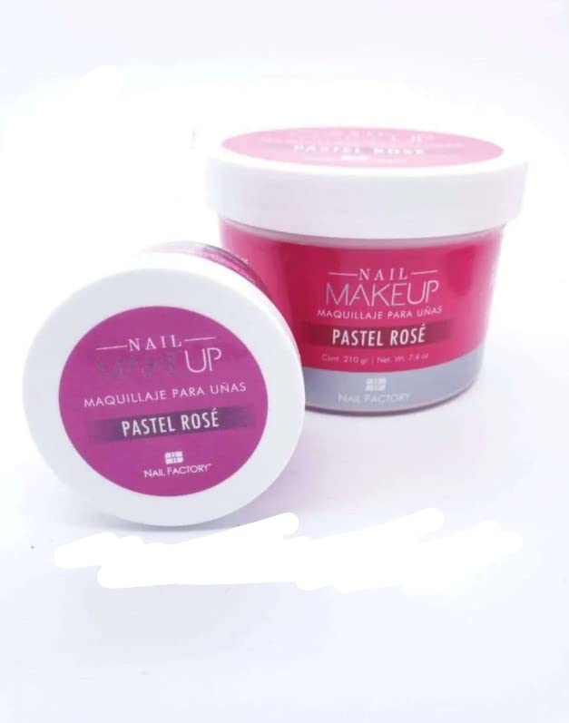 Pastel Rose 7oz Acrylic Cover Polymer Powder for Nail Art - Perfect for DIY Manicures, Salon Nail Extensions & Gel Nail Designs
