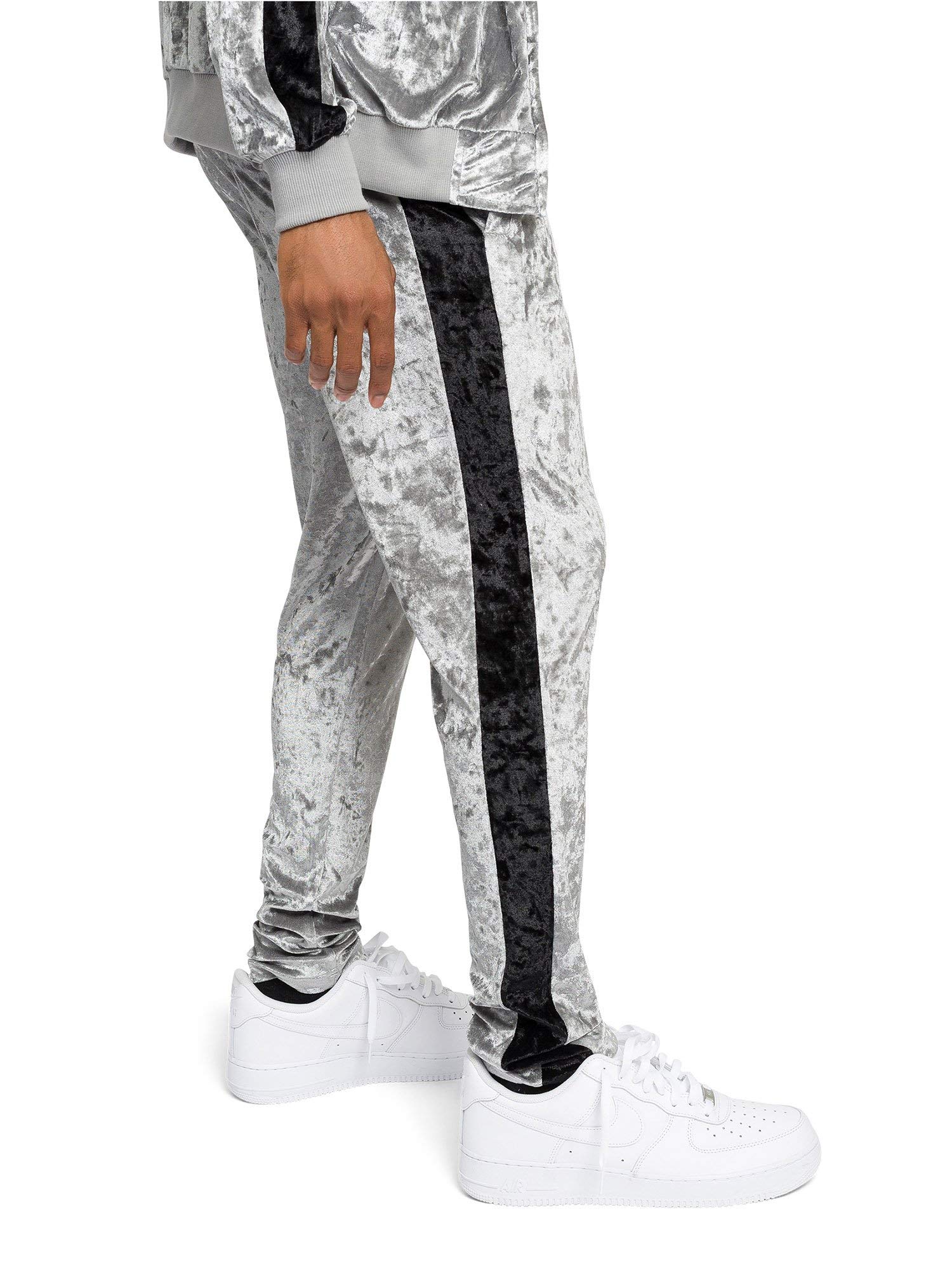 G-Style USA Men's Velour Velvet Tracksuit Set - Comfortable Casual Wear, Gym & Lounge Outfit for Men | Perfect for Workout, Running, Travel & Relaxing at Home