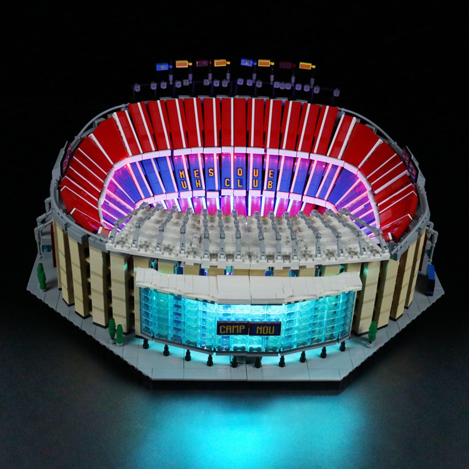 LEGO City Camp Nou FC Barcelona 10284 Light Kit – LED Lighting Set for LEGO Stadium Model – Perfect for Display & Nighttime Showcase