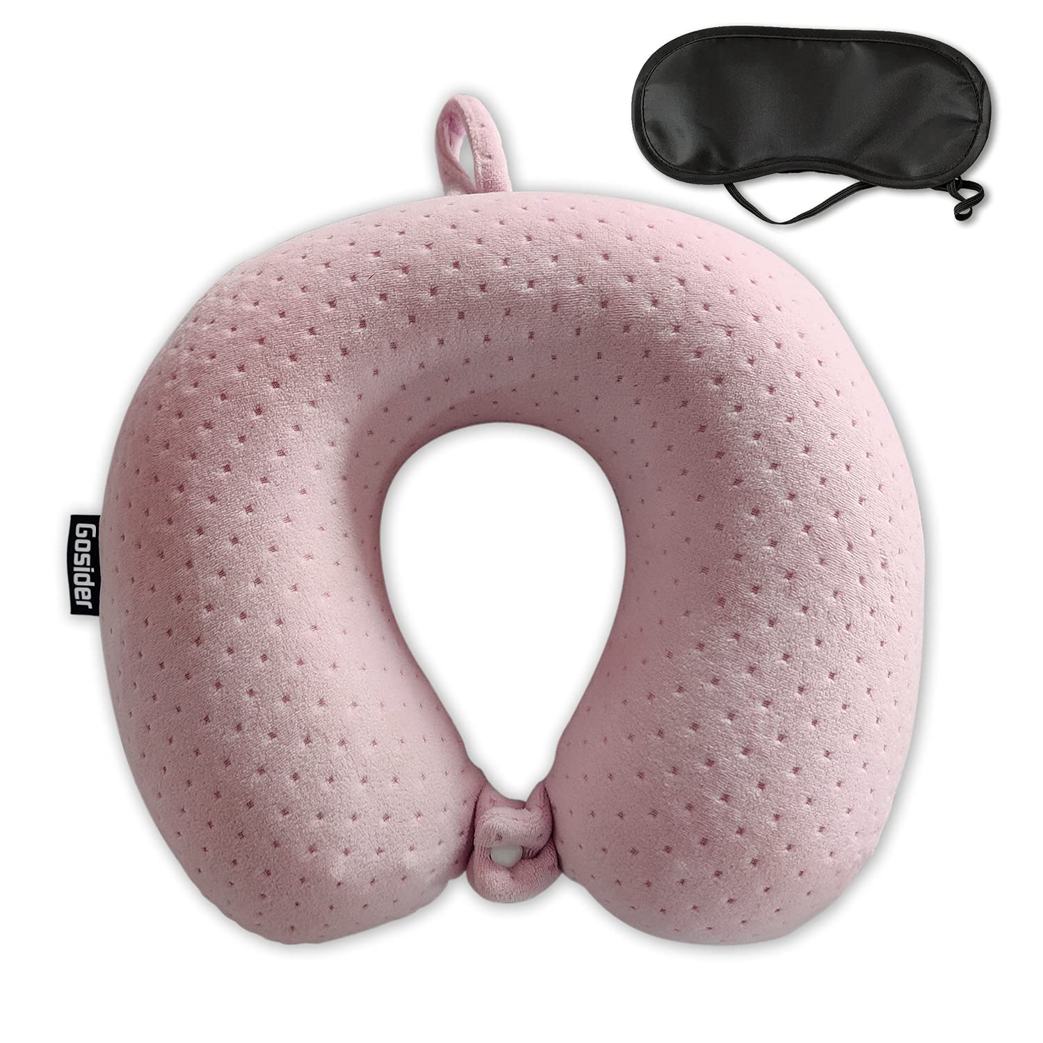 **Comfortable U-Shape Memory Foam Neck Pillow for Sleeping & Travel - Pink Travel Pillow with Neck & Head Support - Portable for Planes, Trains, Cars - Perfect for Long Flights, Road Trips & Relaxation**