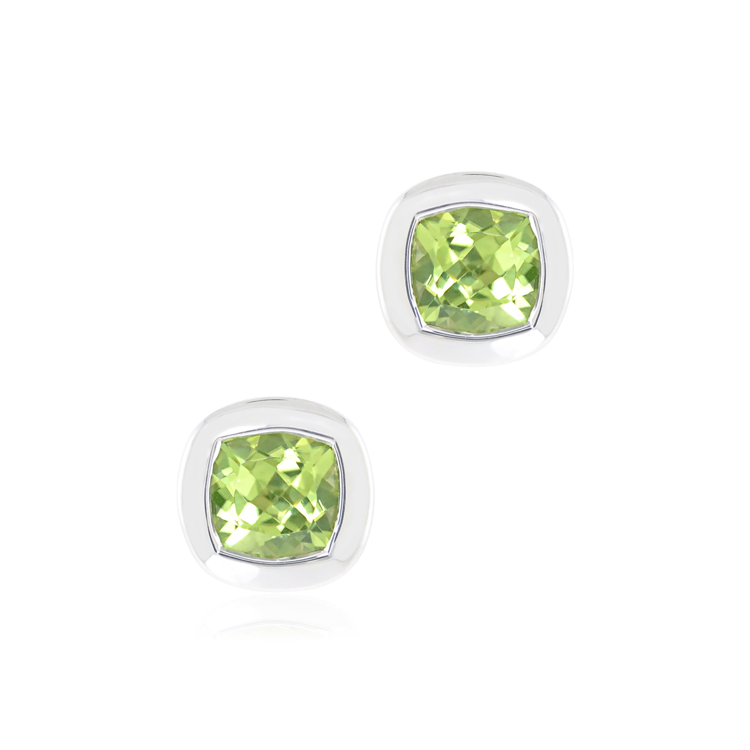 Melrose Peridot Earrings - Dainty Green Gemstone Studs for Women | Perfect for Everyday Wear, Parties & Gifts