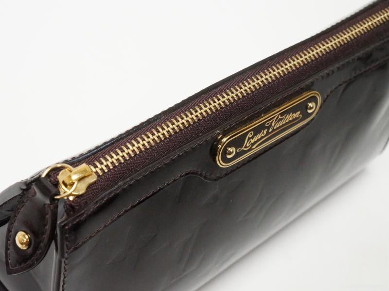 Authentic Pre-Owned Louis Vuitton Vernis Amarante Cosmetic Pouch Bag M91433 - Luxury Makeup Organizer for Travel & Everyday Use