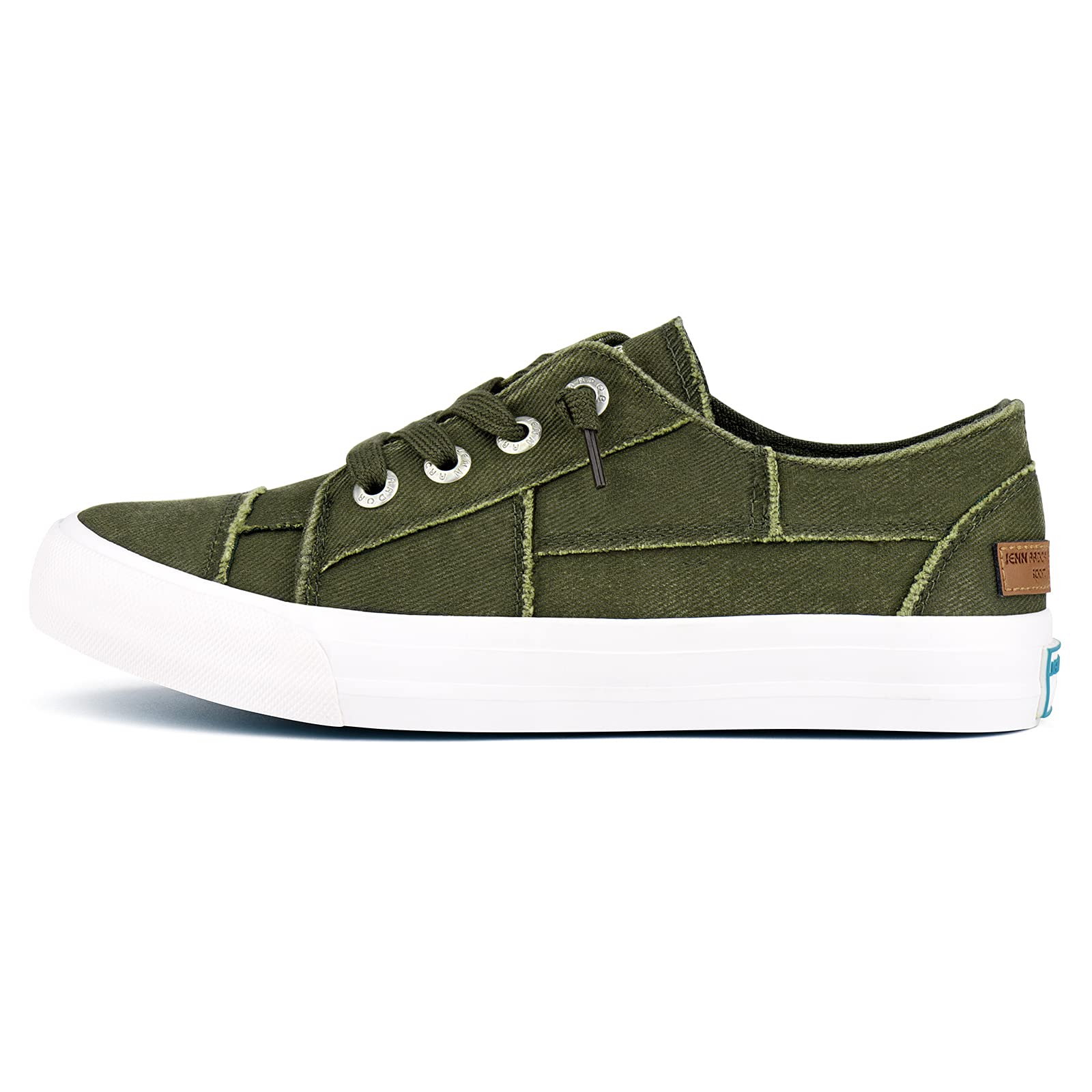 JENN ARDOR Women's Slip On Canvas Sneakers - Low Top Comfortable Walking Shoes for Casual Wear, Travel & Everyday Fashion