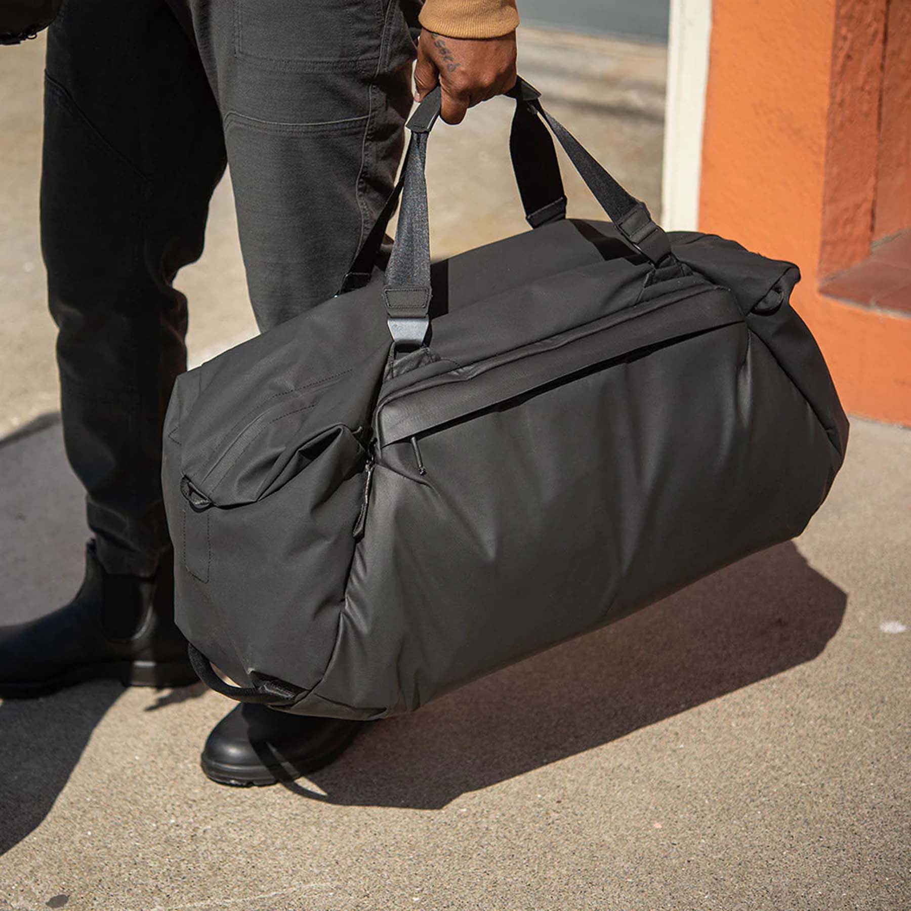 Peak Design 65L Travel Duffel Bag - Waterproof Carry-On Duffel for Air Travel, Camping & Outdoor Adventures | Durable & Lightweight Gear for Men & Women