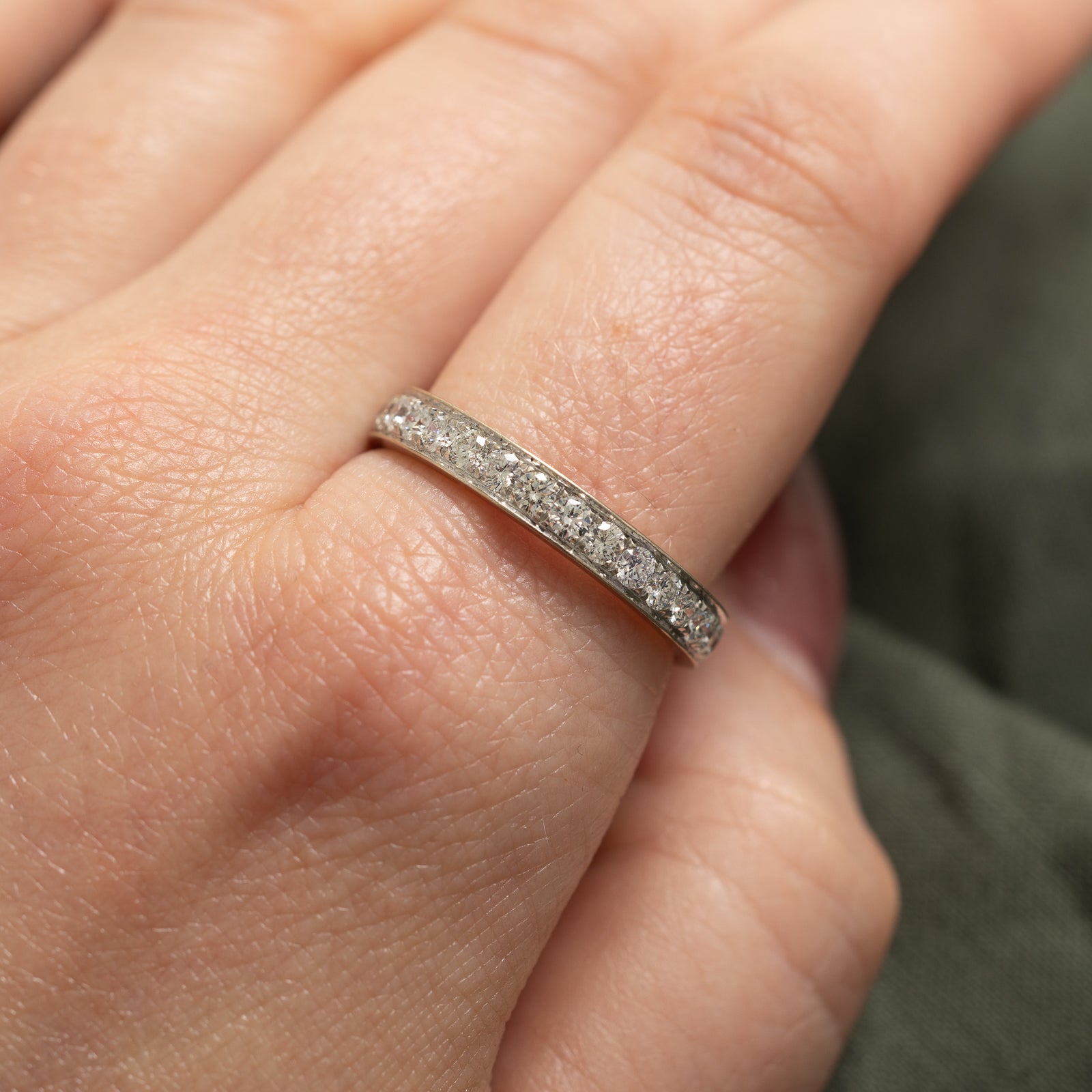 1.50ctw Diamond Eternity Wedding Band Ring for Women - Size 10.25 | Perfect for Anniversary, Engagement & Special Occasion Gifts