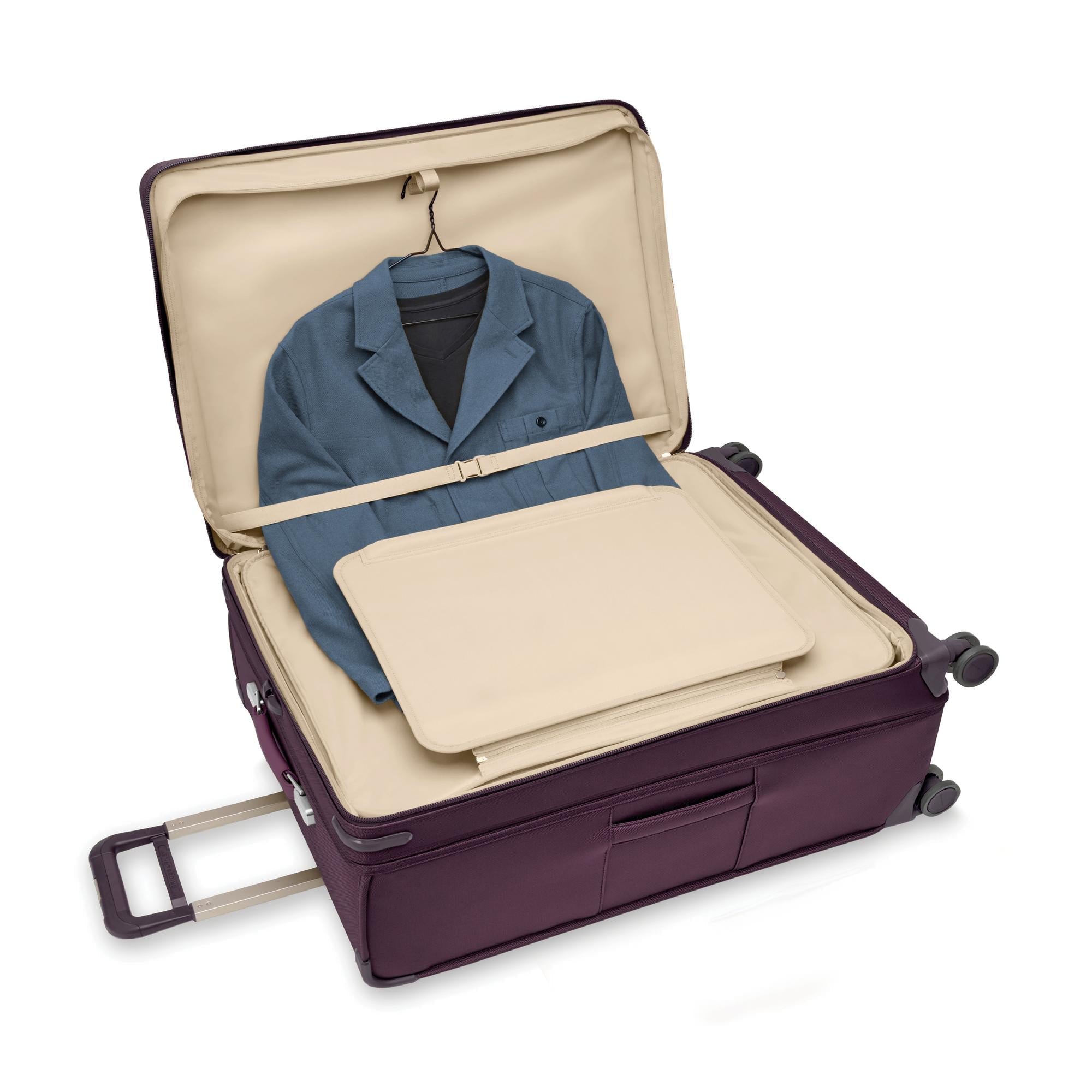 Briggs & Riley Baseline Extra Large Expandable Spinner Luggage - Durable Carry-On Suitcase for International Travel & Business Trips