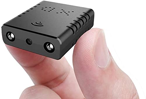 Smallest WiFi Spy Hidden Camera - Mini Wireless HD Indoor Security Camera with Motion Detection, Night Vision & Cloud Storage for iPhone, Android, iPad, PC | Perfect for Home Monitoring, Baby/Nanny Cam & Office Surveillance