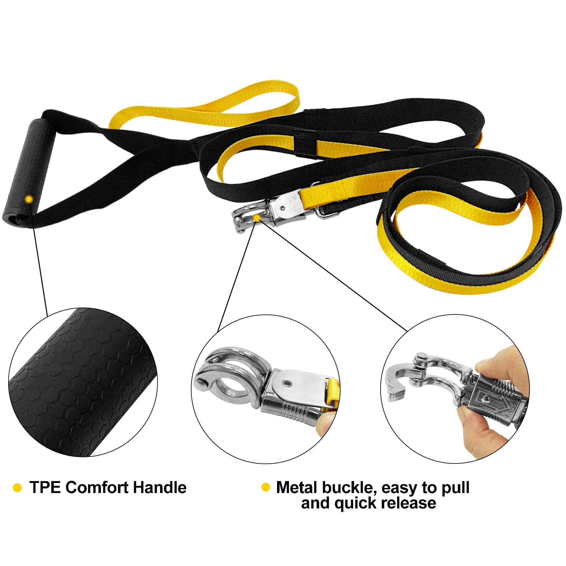 POWER GUIDANCE Speed Training Equipment - Overload Running Resistance & Release for Sprinting, Football, Basketball, Soccer, Softball | Improve Agility & Speed | Perfect for Athletes, Coaches & Team Training Sessions