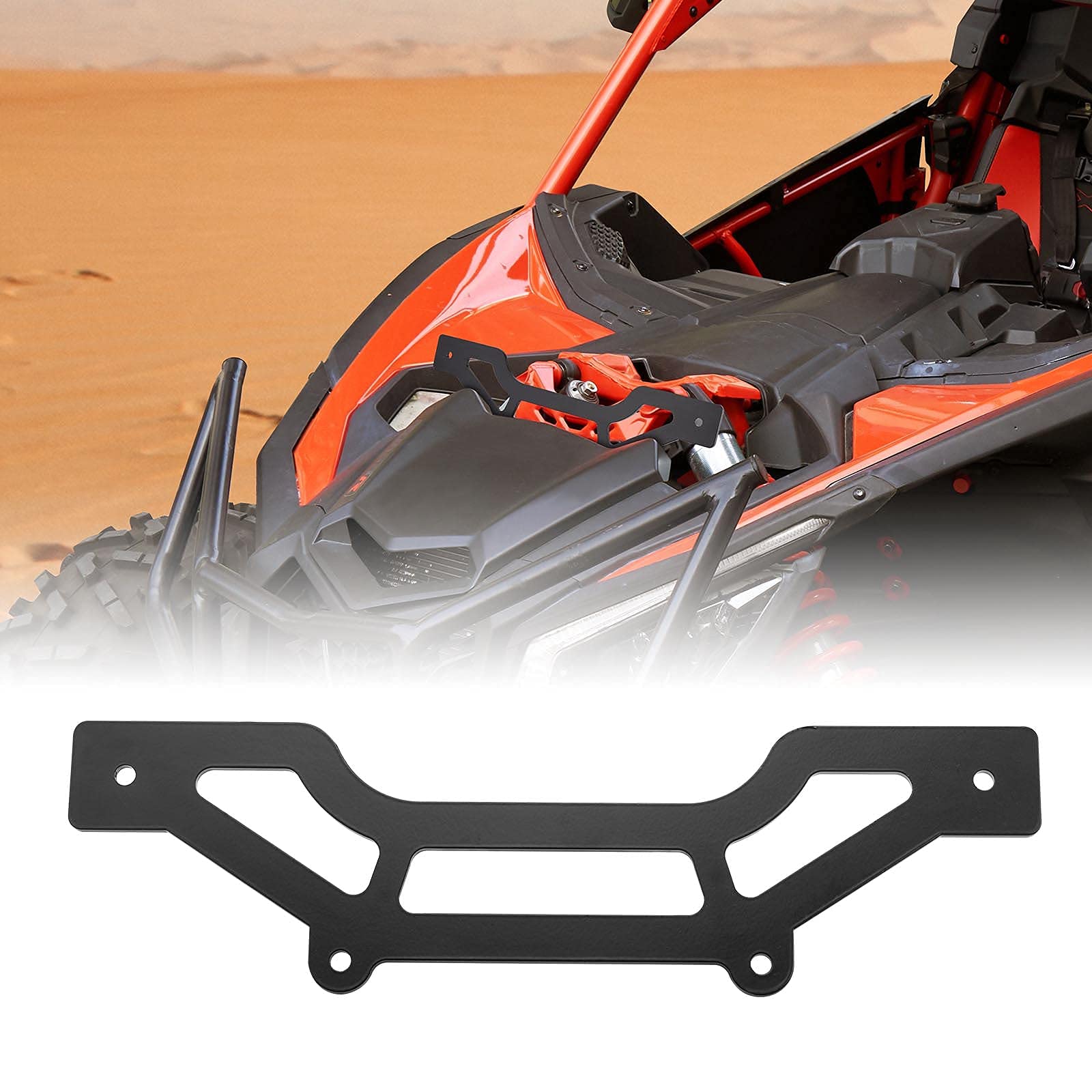 Kemimoto X3 Shock Tower Light Bar Mount for Can-Am Maverick X3, X3 Max, X RS Turbo R - Fits 10-14 Inch LED Light Bars | Off-Road, Trail Riding & Night Driving Accessory