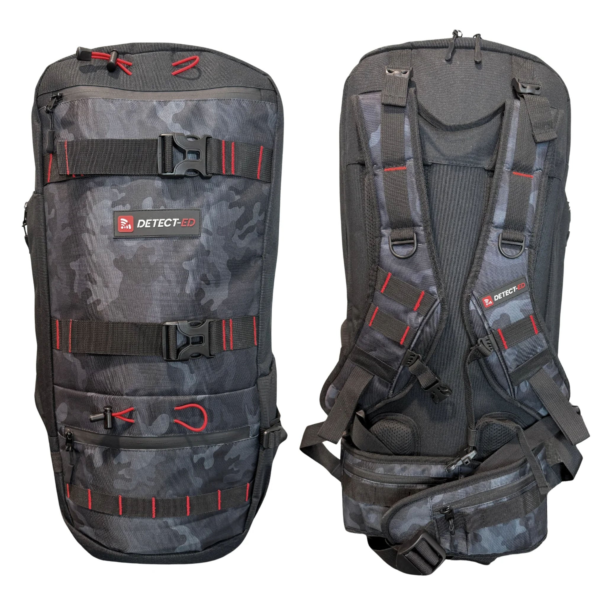 Detect Ed 300X Metal Detector Backpack - Waterproof & Adjustable for Most Metal Detectors - Perfect for Treasure Hunting, Beach Combing & Outdoor Adventures