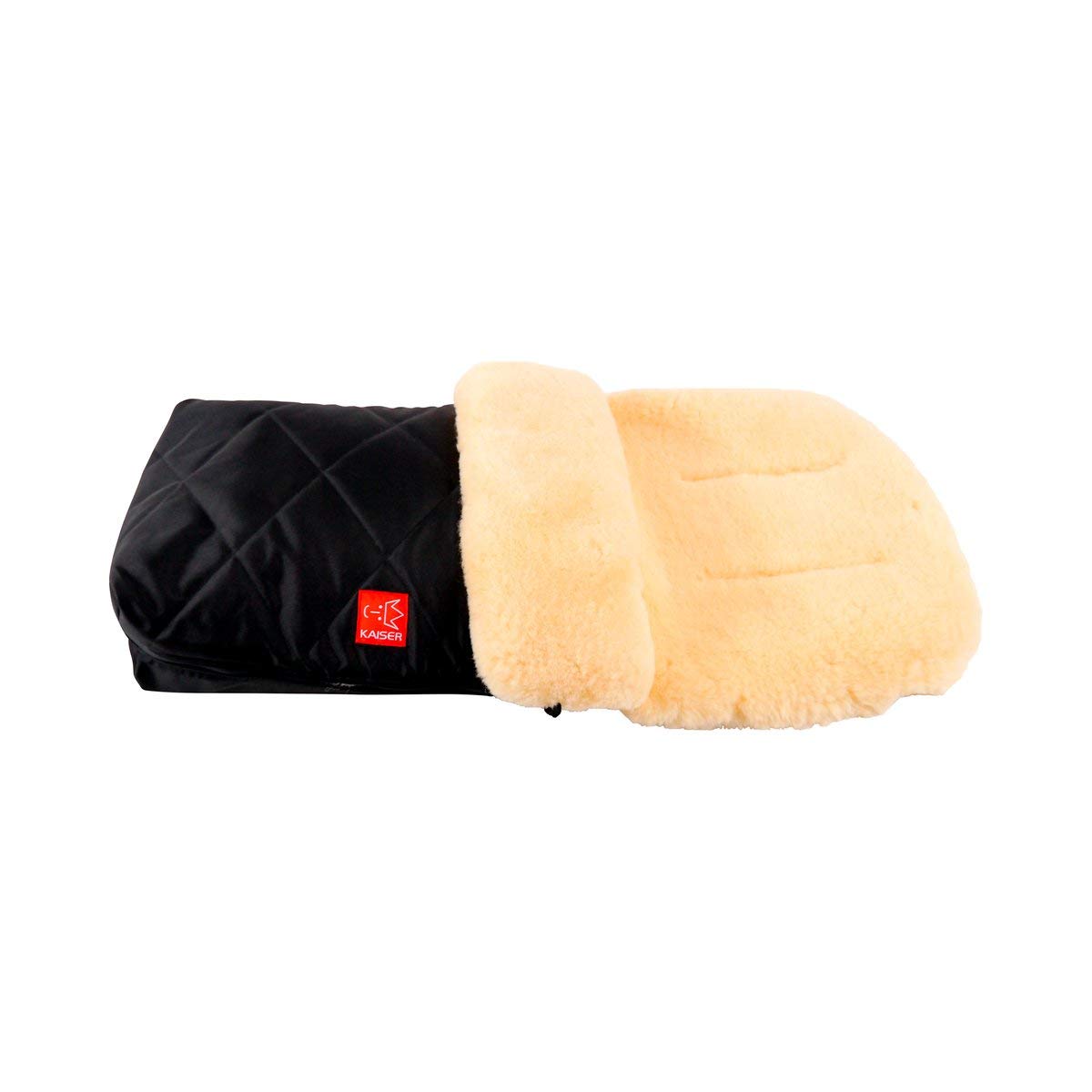 Natura Premium Baby Footmuff - Soft & Warm Winter Stroller Blanket (Black) for Cozy Outdoor Walks & Stroller Rides