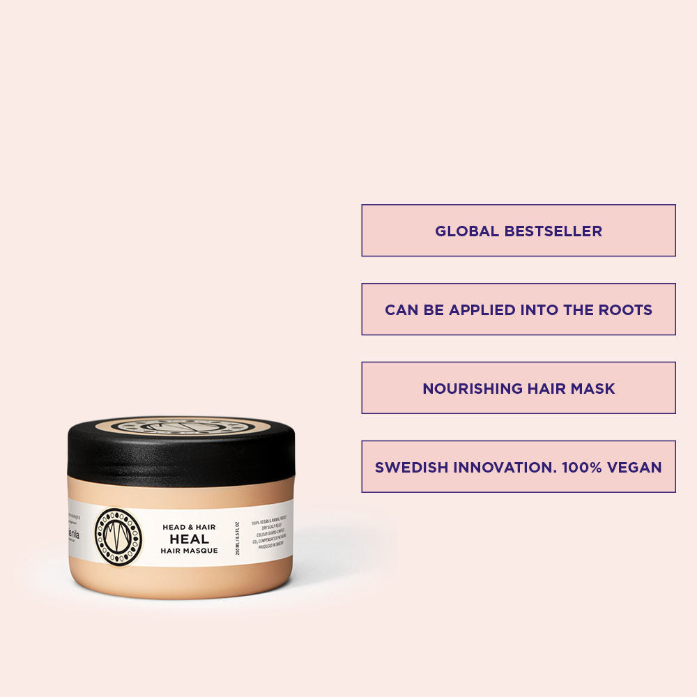 Head & Hair Healing Mask - Deep Conditioning Treatment for Dry & Damaged Hair - Perfect for Salon-Quality Hair Care at Home