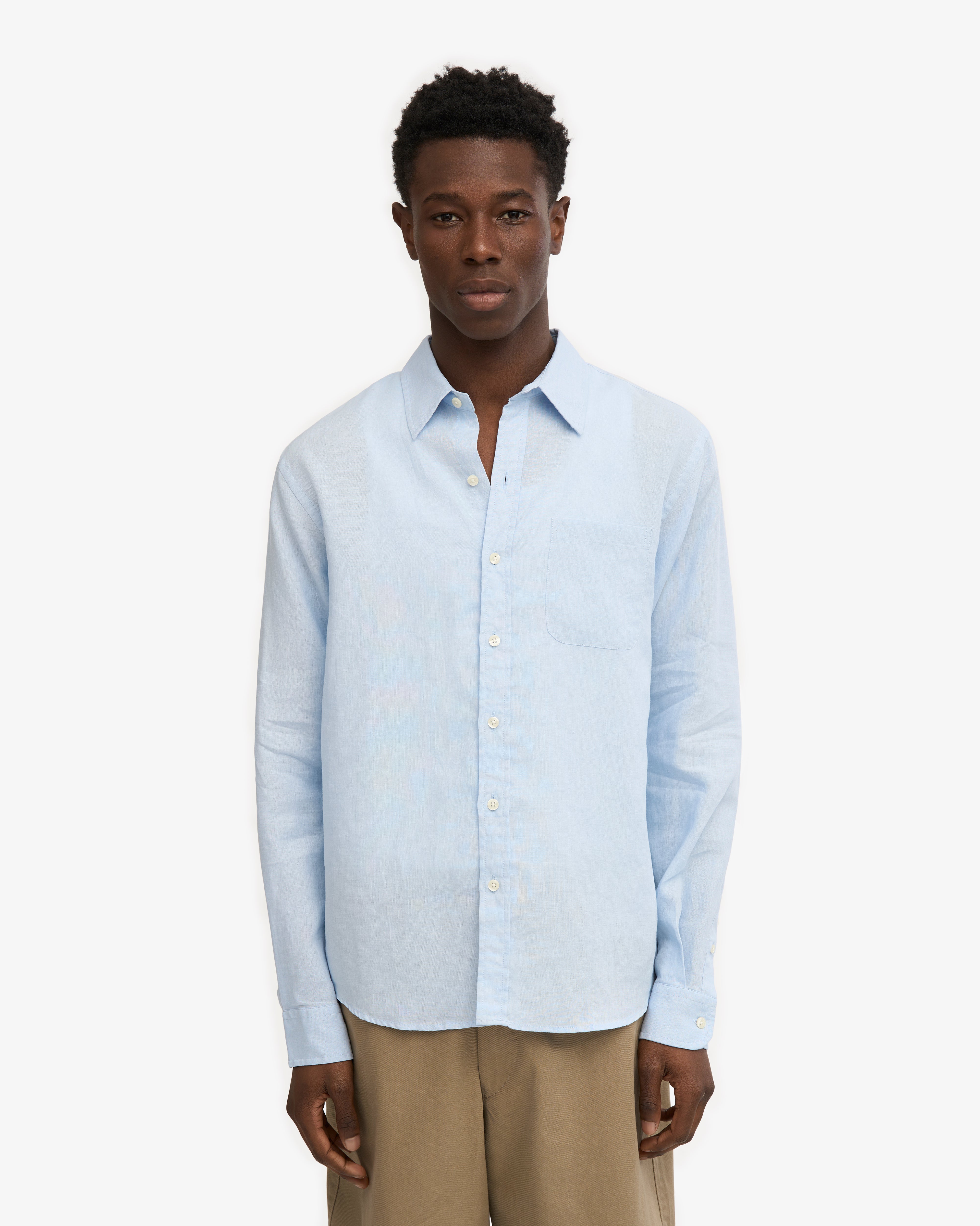 Premium Linen Shirt for Men & Women - Breathable Kelly Green Summer Casual Button-Up Shirt | Perfect for Beach Vacations, Outdoor Events & Office Wear