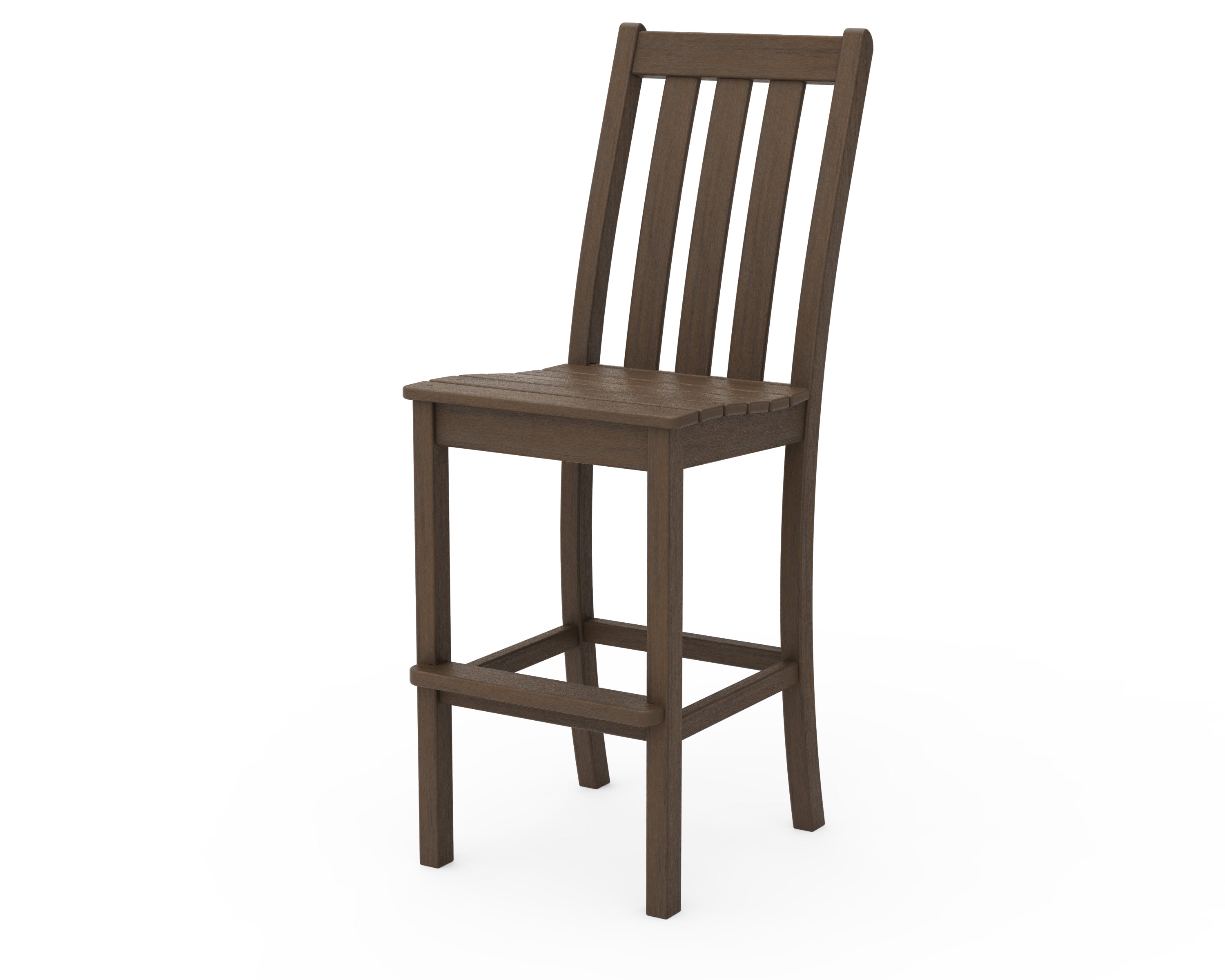 POLYWOOD Vineyard Bar Side Chair - Weather-Resistant Outdoor Dining Chair for Patio, Deck, or Poolside - Perfect for Entertaining Guests