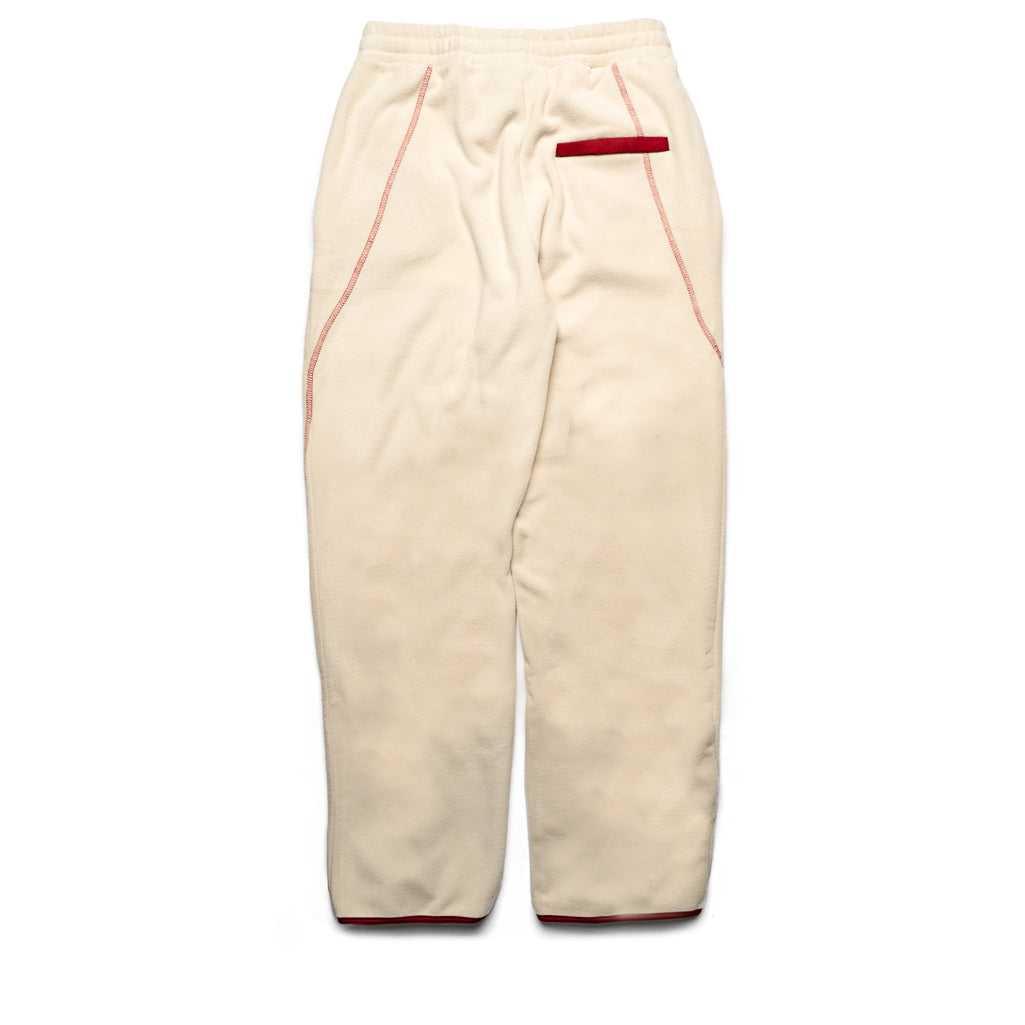 Sinclair Presidential Polar Fleece Sweatpants for Men - Soft & Warm Winter Lounge Pants, Comfortable Elastic Waist Joggers - Perfect for Home, Gym & Outdoor Activities (Cream)