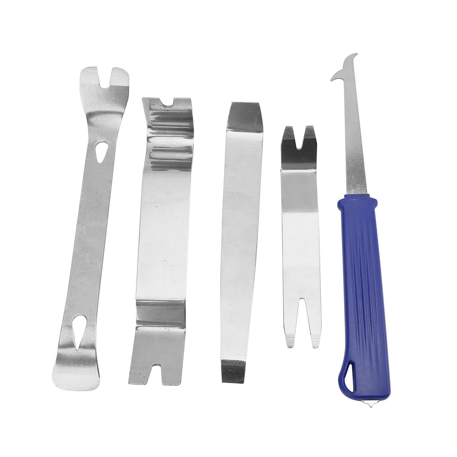 5-Piece AQXREIGHT Audio Removal Tool Set - Pry Bars for Car Trims, Radio, Door & Dashboard Panel Disassembly - Perfect for Auto Repair, DIY Car Maintenance & Electronics Installation