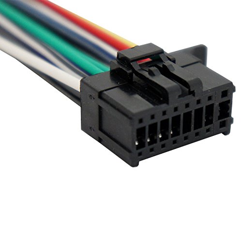 Pioneer DEH-X7600HD Replacement Wire Harness - Compatible Aftermarket Stereo Radio Receiver - Perfect for Car Audio Installation & Upgrades