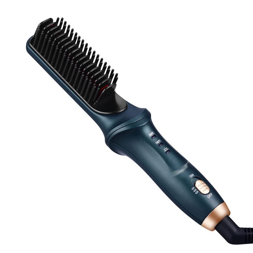 REDAB 220V Ionic Fast Heating Multifunctional Hair Brush - 25mm Hair Curler, Straightener & Styling Iron for Smooth & Voluminous Hair | Perfect for Home Use, Travel & Salon Styling (Color: A)