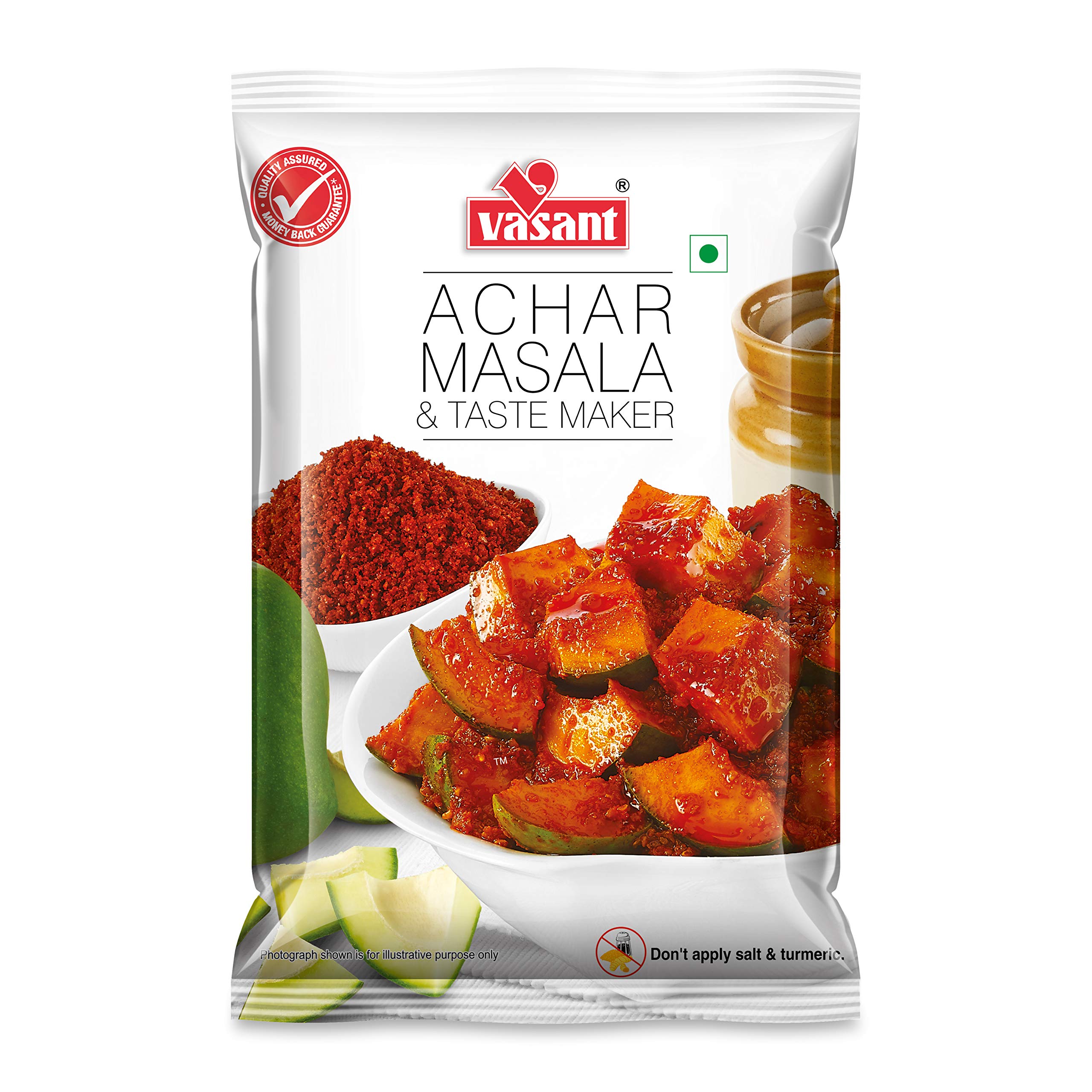 VASANT Achar Masala Powder 100Gm - Authentic Indian Pickle Spice Mix | All-Natural No Artificial Colors or Preservatives | Perfect for Homemade Pickles, Chutneys & Curry Seasoning | Pack of 1