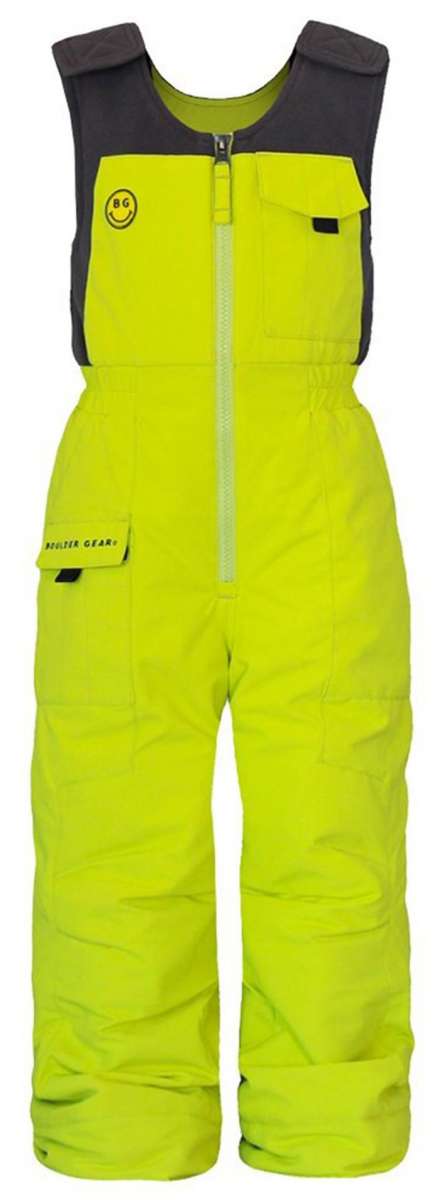 Boulder Gear Boys Nestor Insulated Bib Snow Pants 2024 - Waterproof Winter Bib Overalls for Kids, Cold Weather Snowsuit for Skiing, Sledding & Outdoor Play