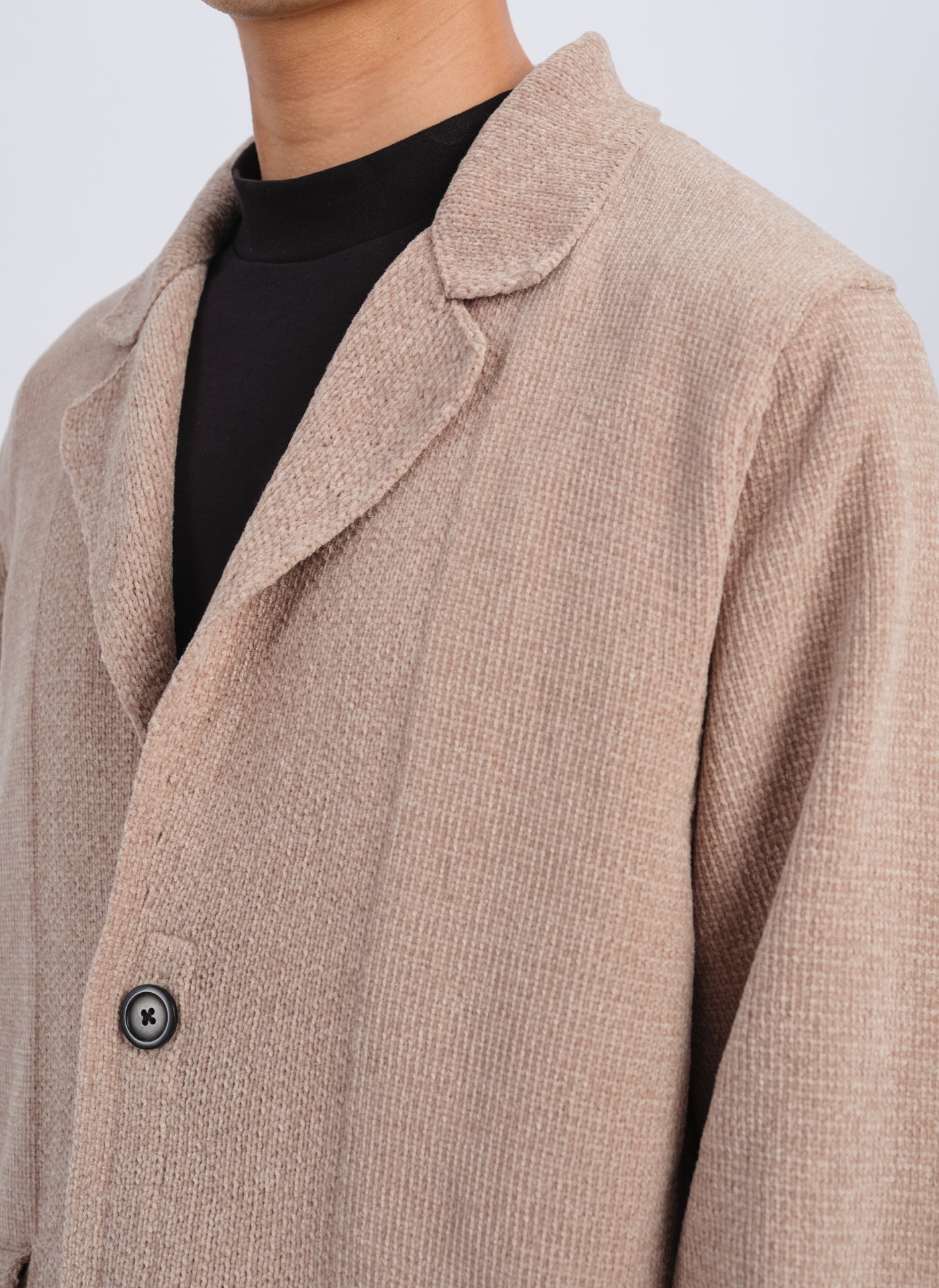 Premium Polyester Velvet Knitted Blazer for Women - Elegant Stretch Jacket for Office, Party & Evening Wear - Soft Comfortable Business Casual Outerwear